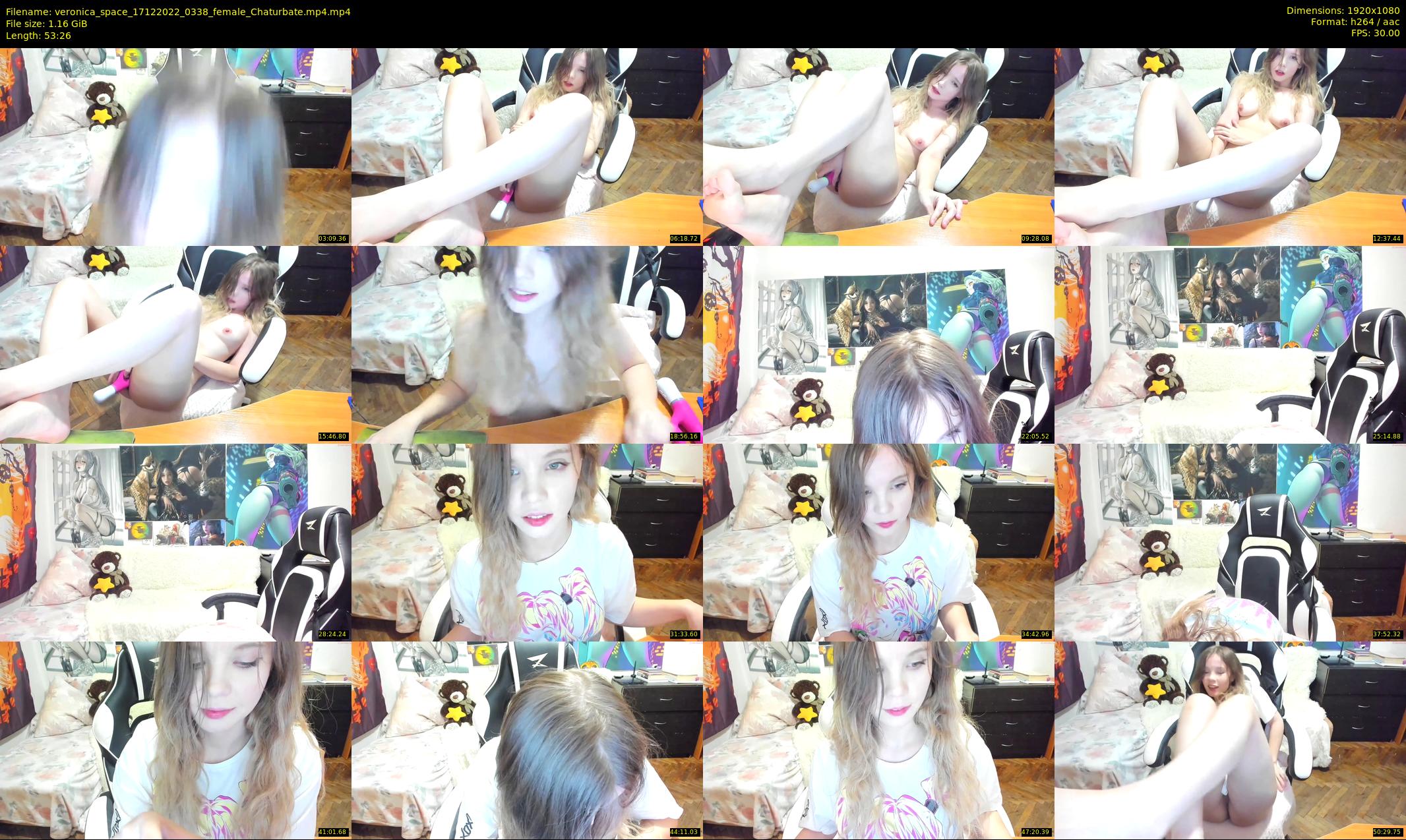 veronica_space — 54 minute Chaturbate female cam show recording, 1080p, Dec 17, 2022