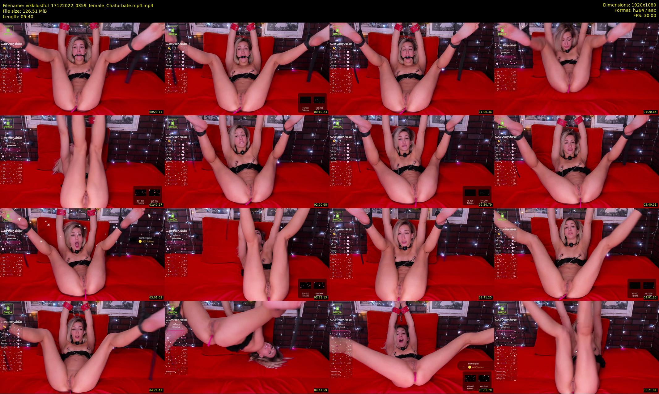 vikkilustful — 6 minute Chaturbate female cam show recording, 1080p, Dec 17, 2022