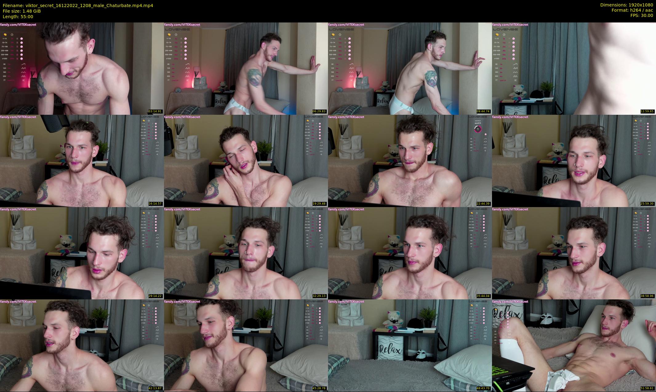 viktor_secret — 55 minute Chaturbate male cam show recording, 1080p, Dec 16, 2022