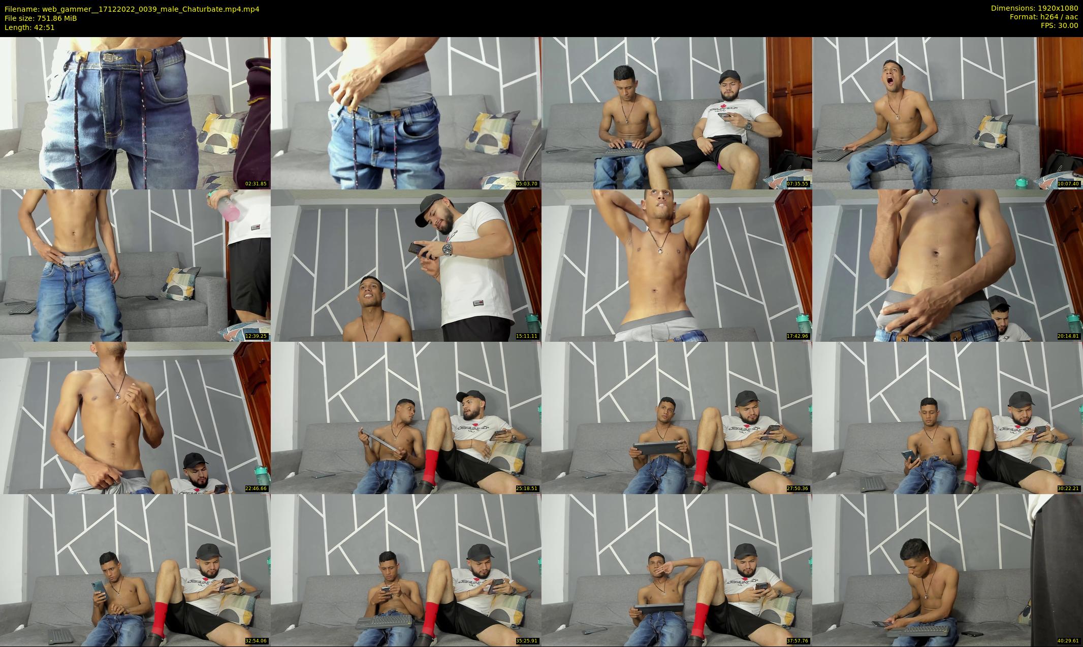 web_gammer_ — 43 minute Chaturbate male cam show recording, 1080p, Dec 17, 2022