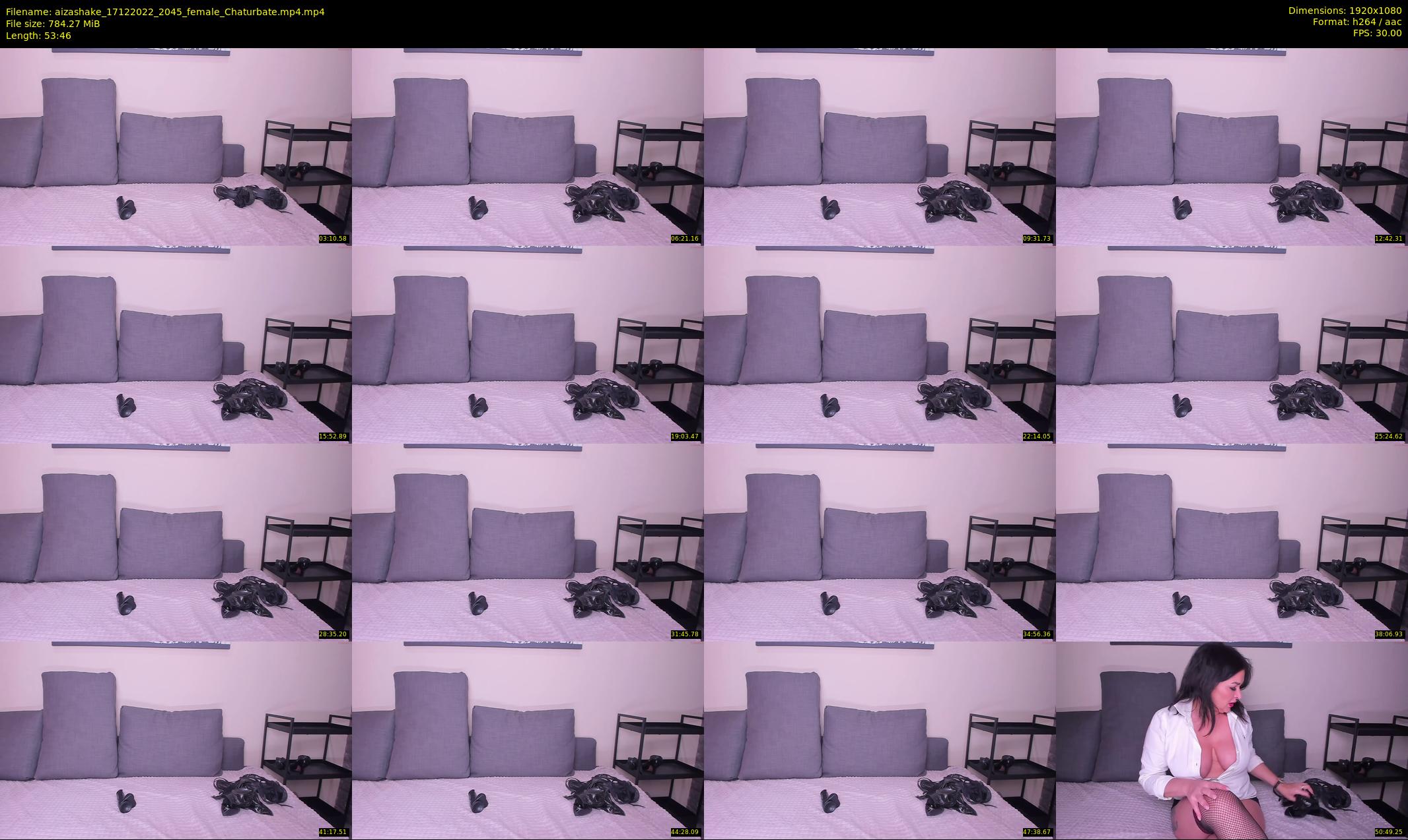 aizashake — 54 minute Chaturbate female cam show recording, 1080p, Dec 17, 2022