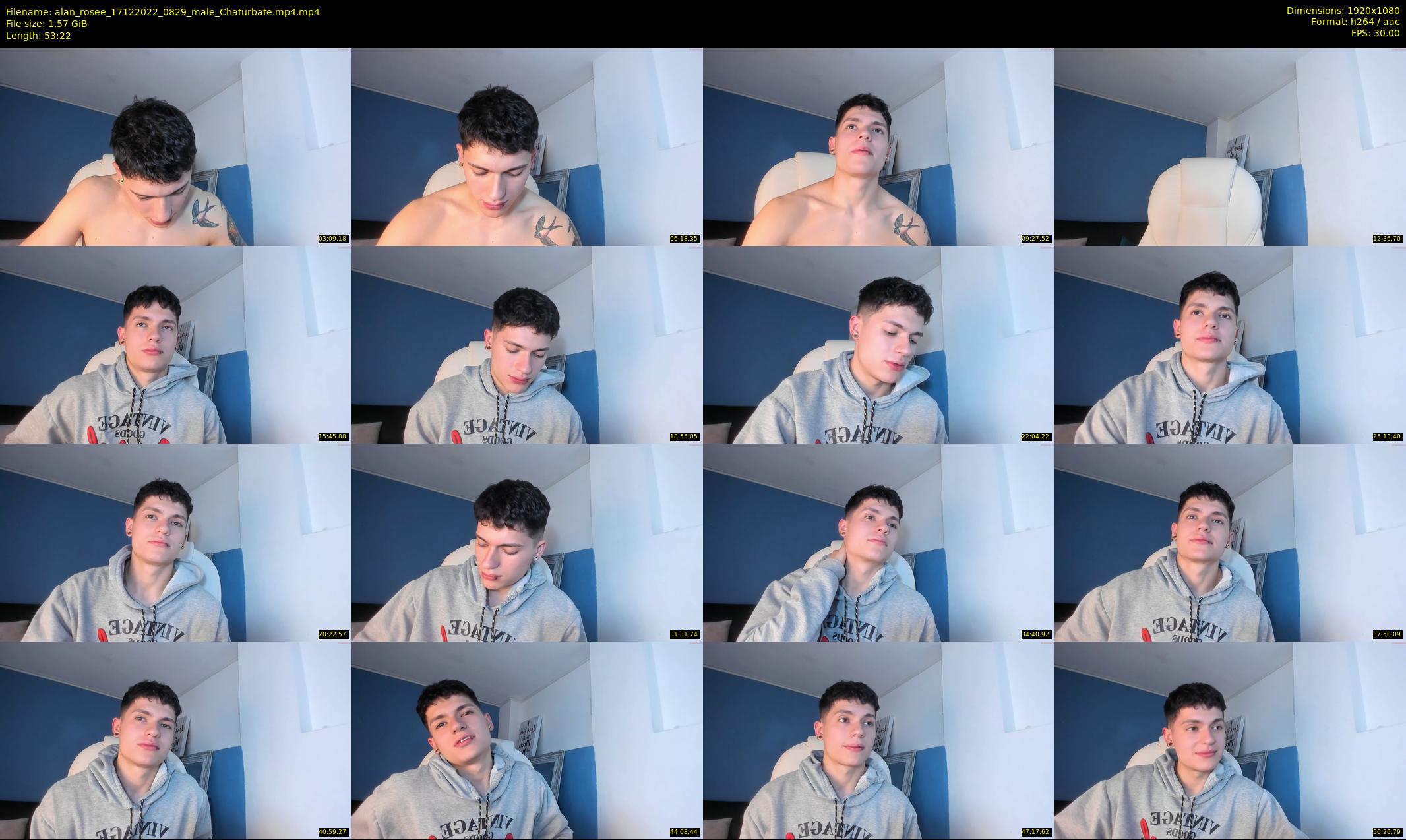 alan_rosee — 54 minute Chaturbate male cam show recording, 1080p, Dec 17, 2022