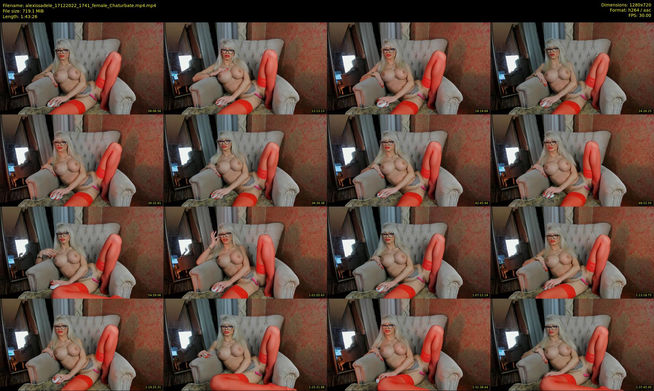 alexissadele — 104 minute Chaturbate female cam show recording, 720p, Dec 17, 2022