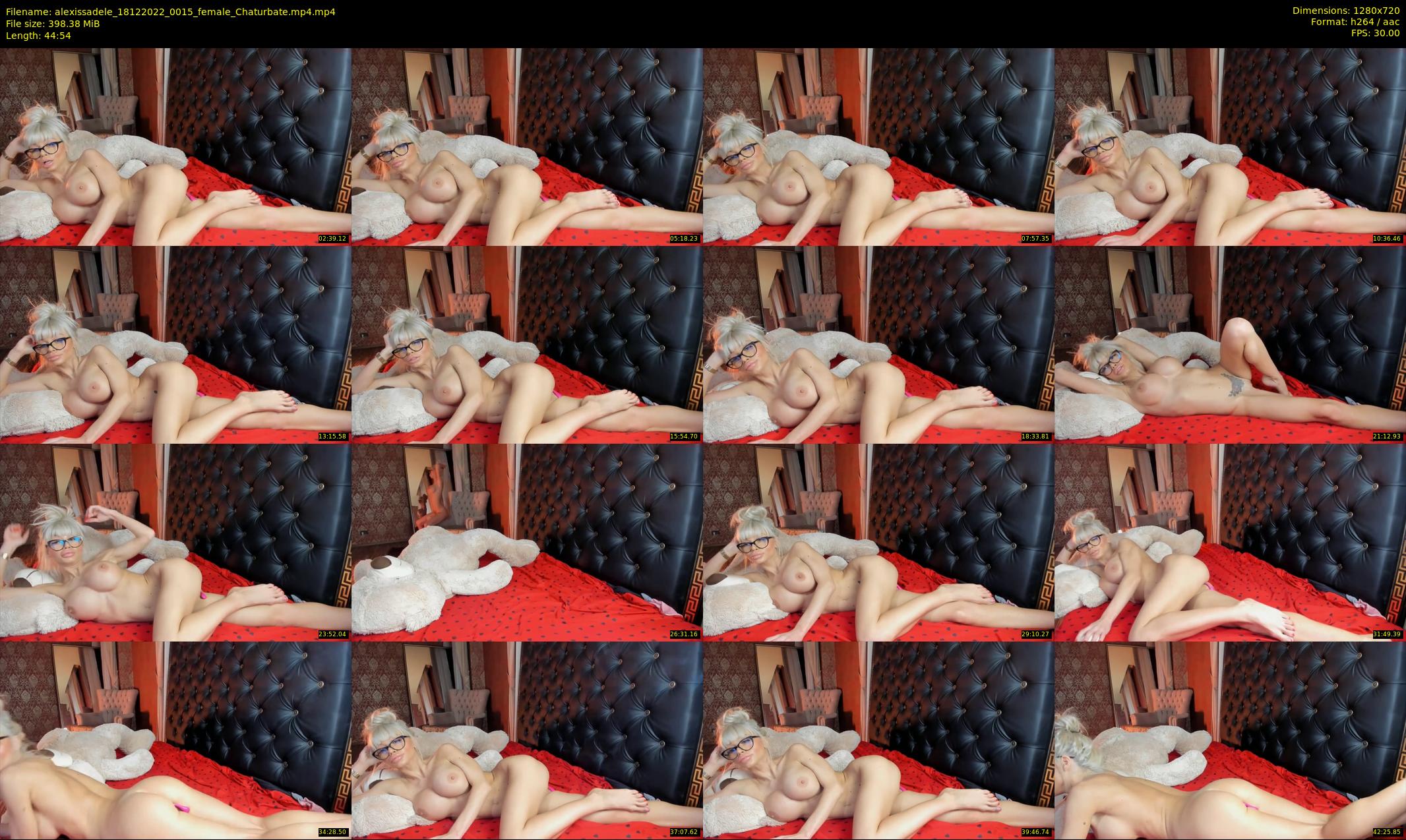 alexissadele — 45 minute Chaturbate female cam show recording, 720p, Dec 18, 2022