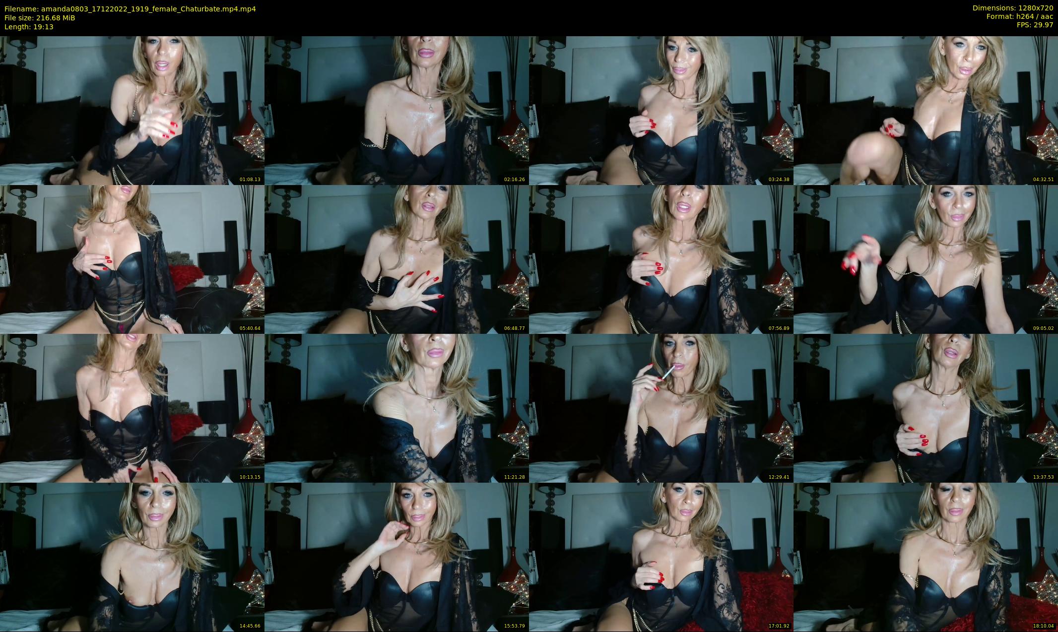 amanda0803 — 20 minute Chaturbate female cam show recording, 720p, Dec 17, 2022
