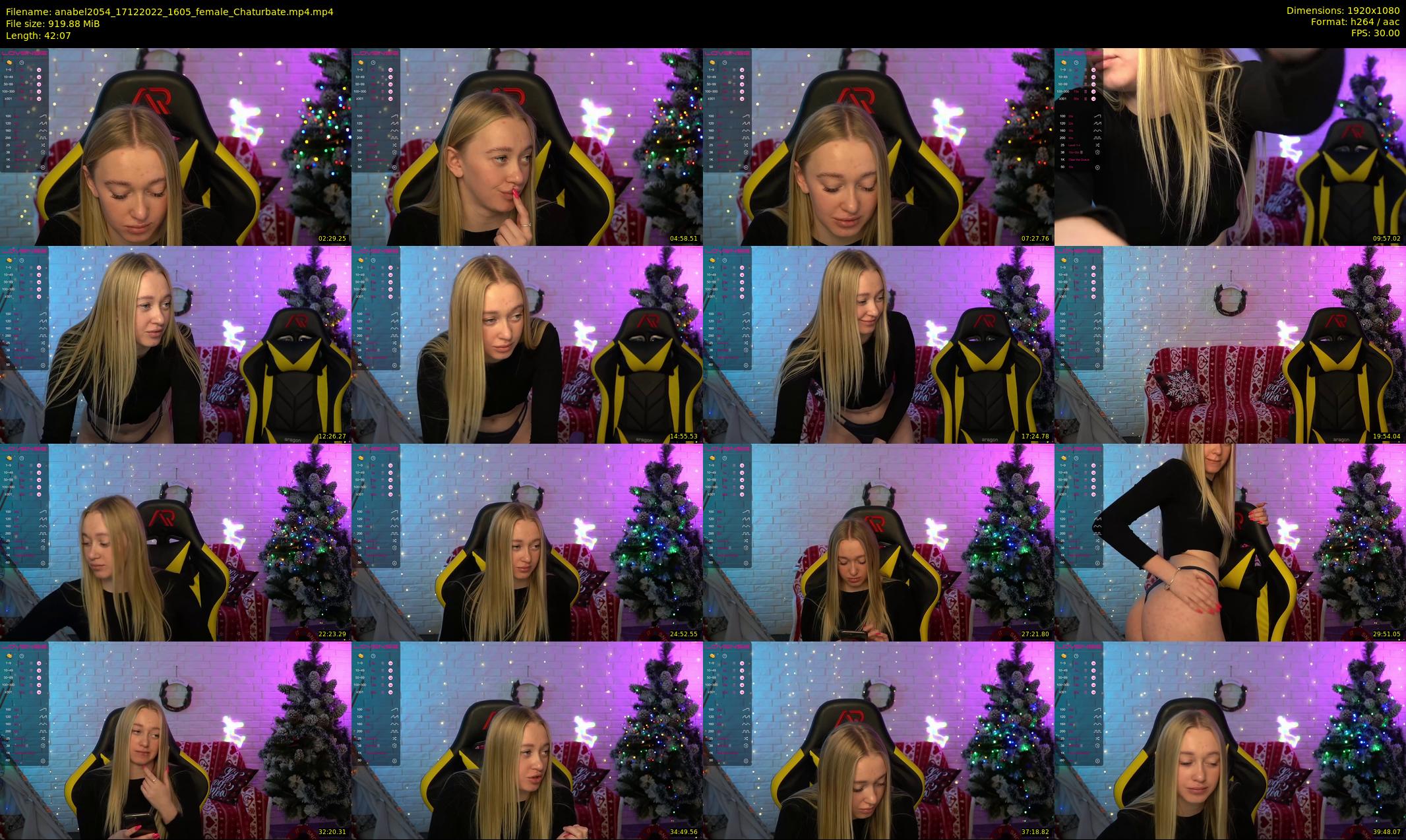 anabel2054 — 43 minute Chaturbate female cam show recording, 1080p, Dec 17, 2022