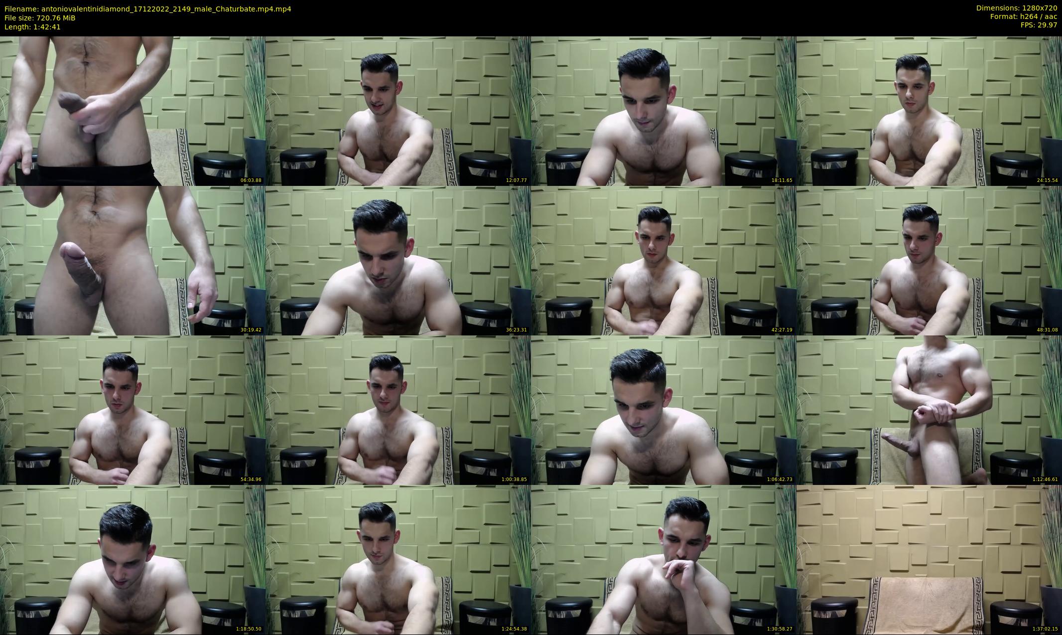 antoniovalentinidiamond — 103 minute Chaturbate male cam show recording, 720p, Dec 17, 2022