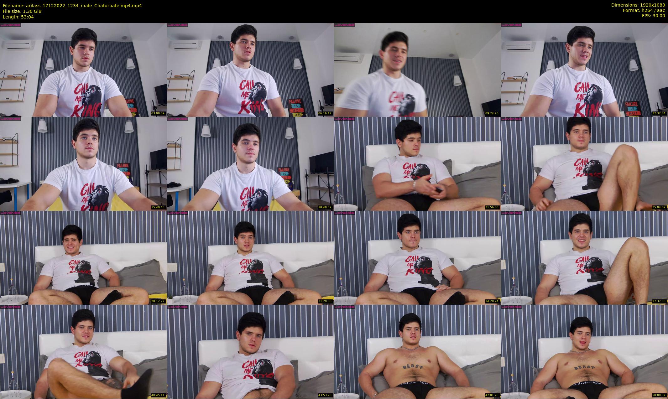arilass — 54 minute Chaturbate male cam show recording, 1080p, Dec 17, 2022