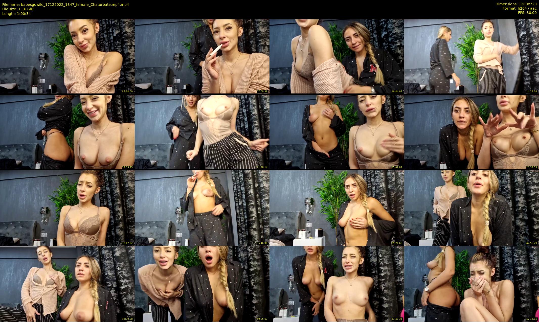 babesgowild — 61 minute Chaturbate couple cam show recording, 720p, Dec 17, 2022