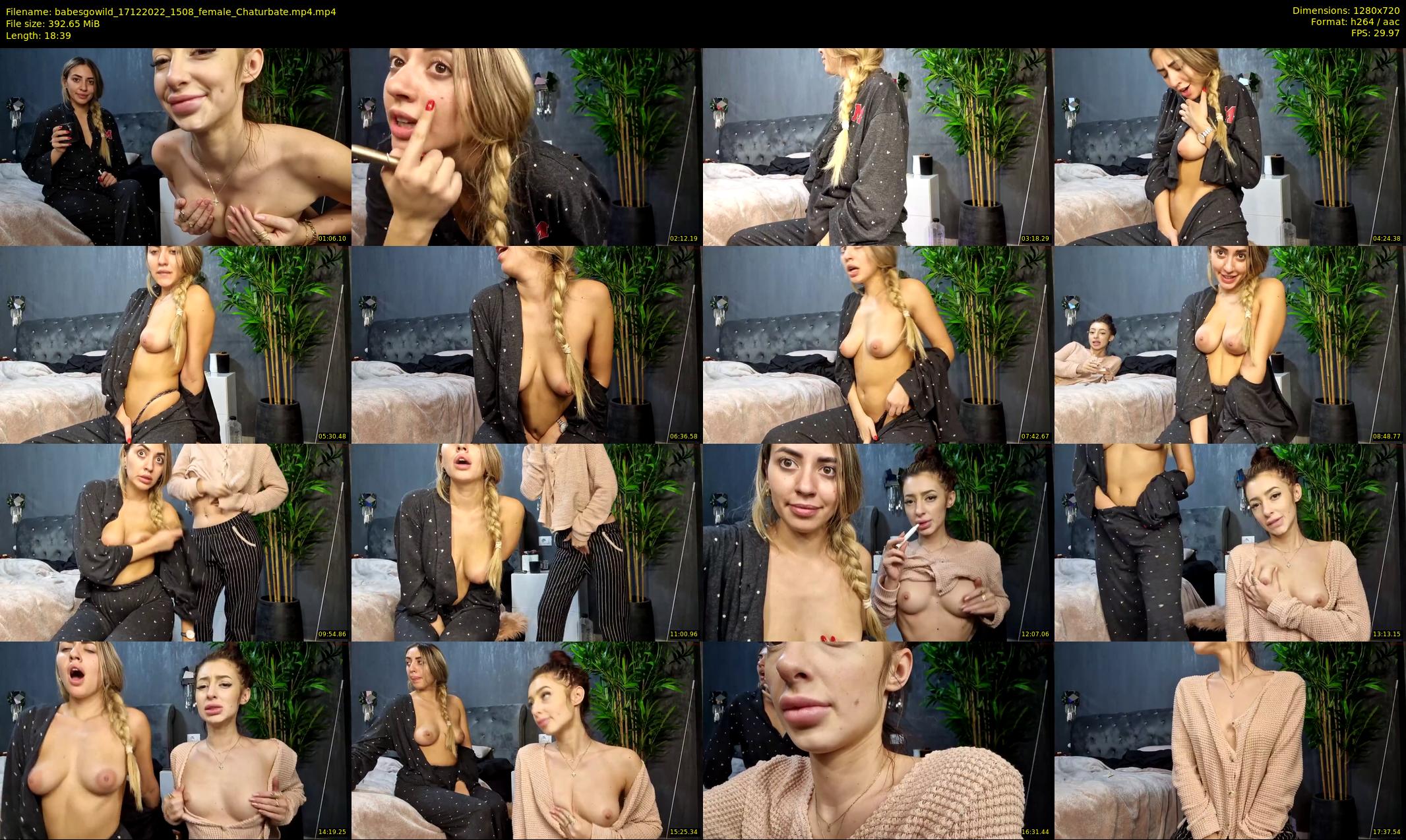 babesgowild — 19 minute Chaturbate couple cam show recording, 720p, Dec 17, 2022