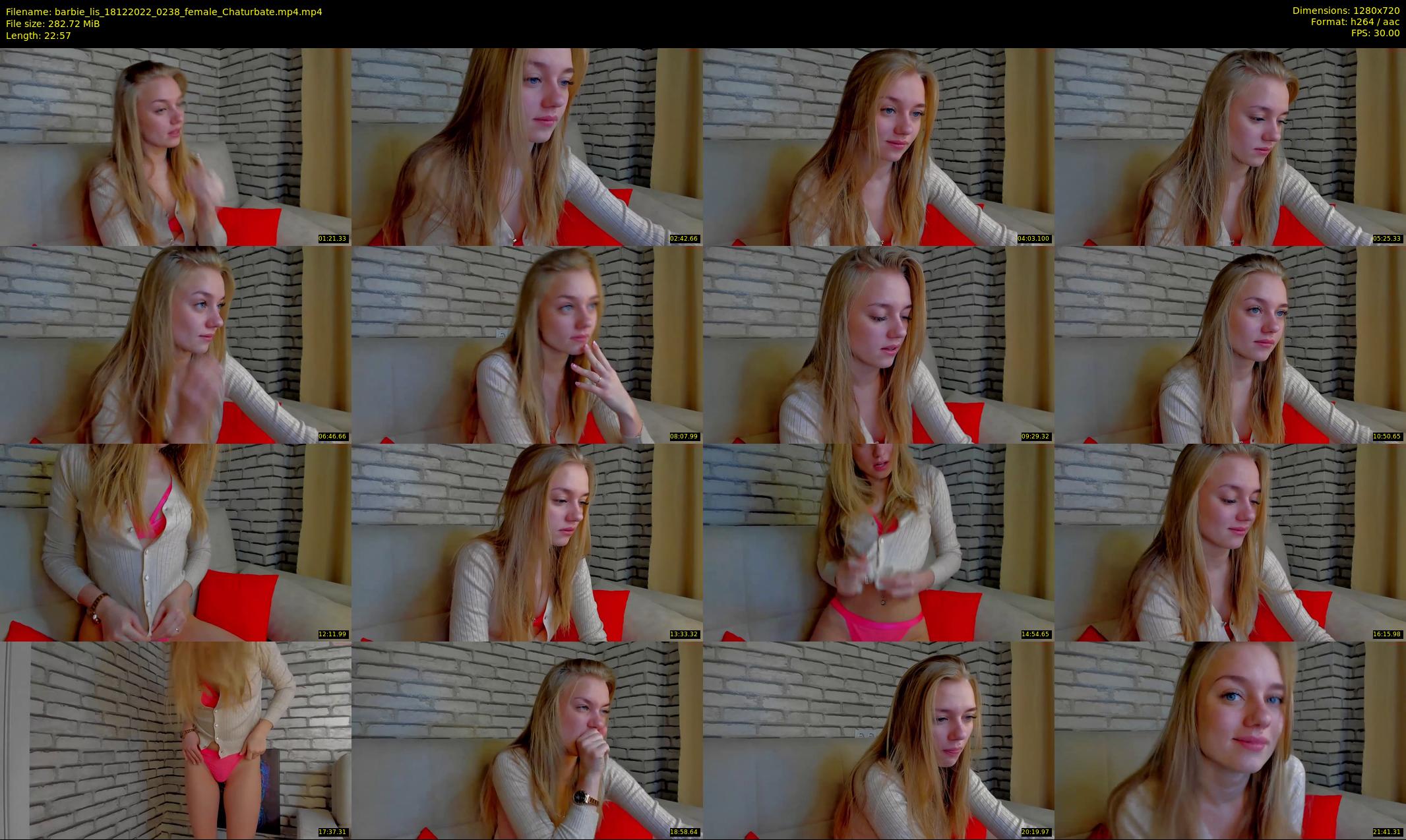 barbie_lis — 23 minute Chaturbate female cam show recording, 720p, Dec 18, 2022