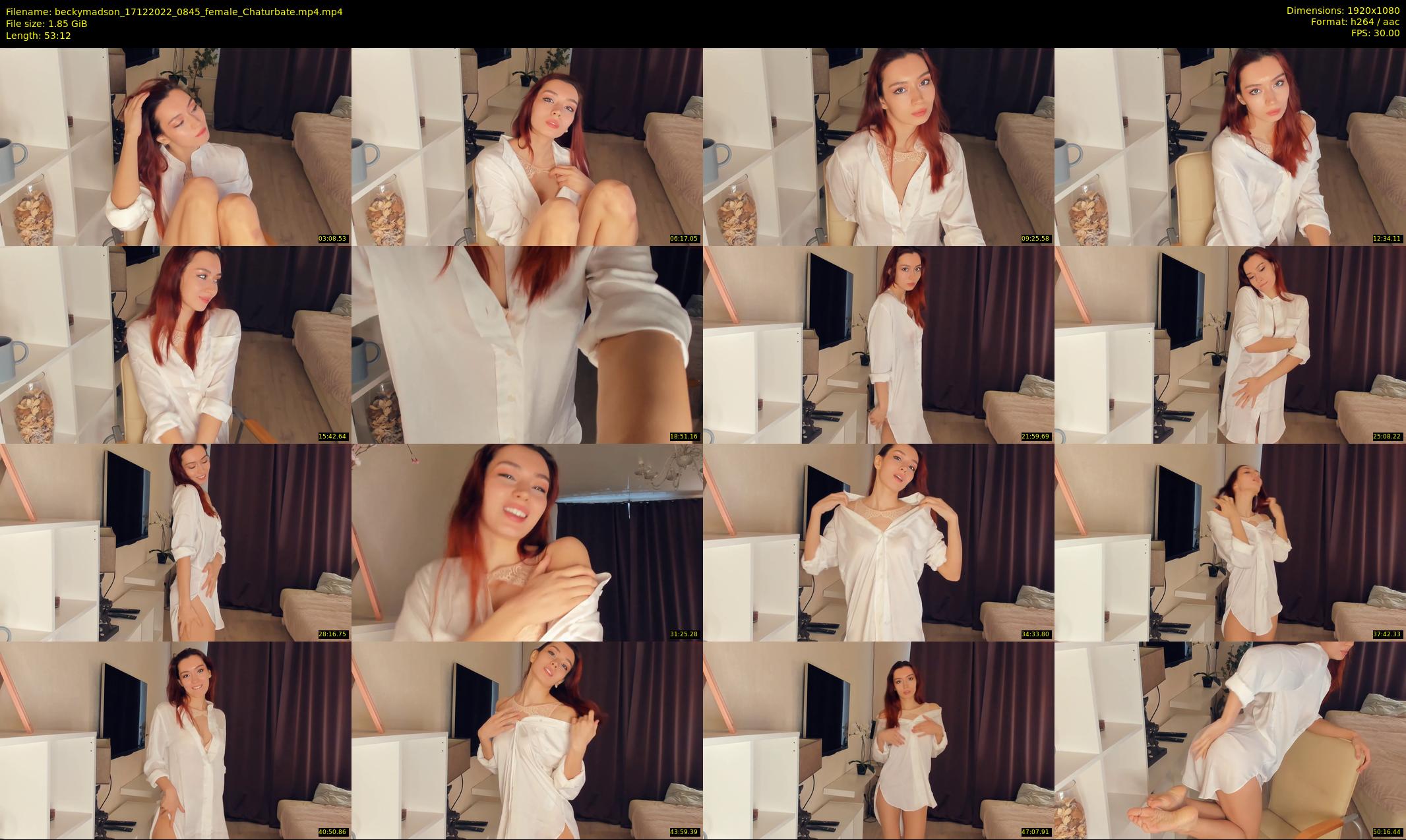 beckymadson — 54 minute Chaturbate female cam show recording, 1080p, Dec 17, 2022