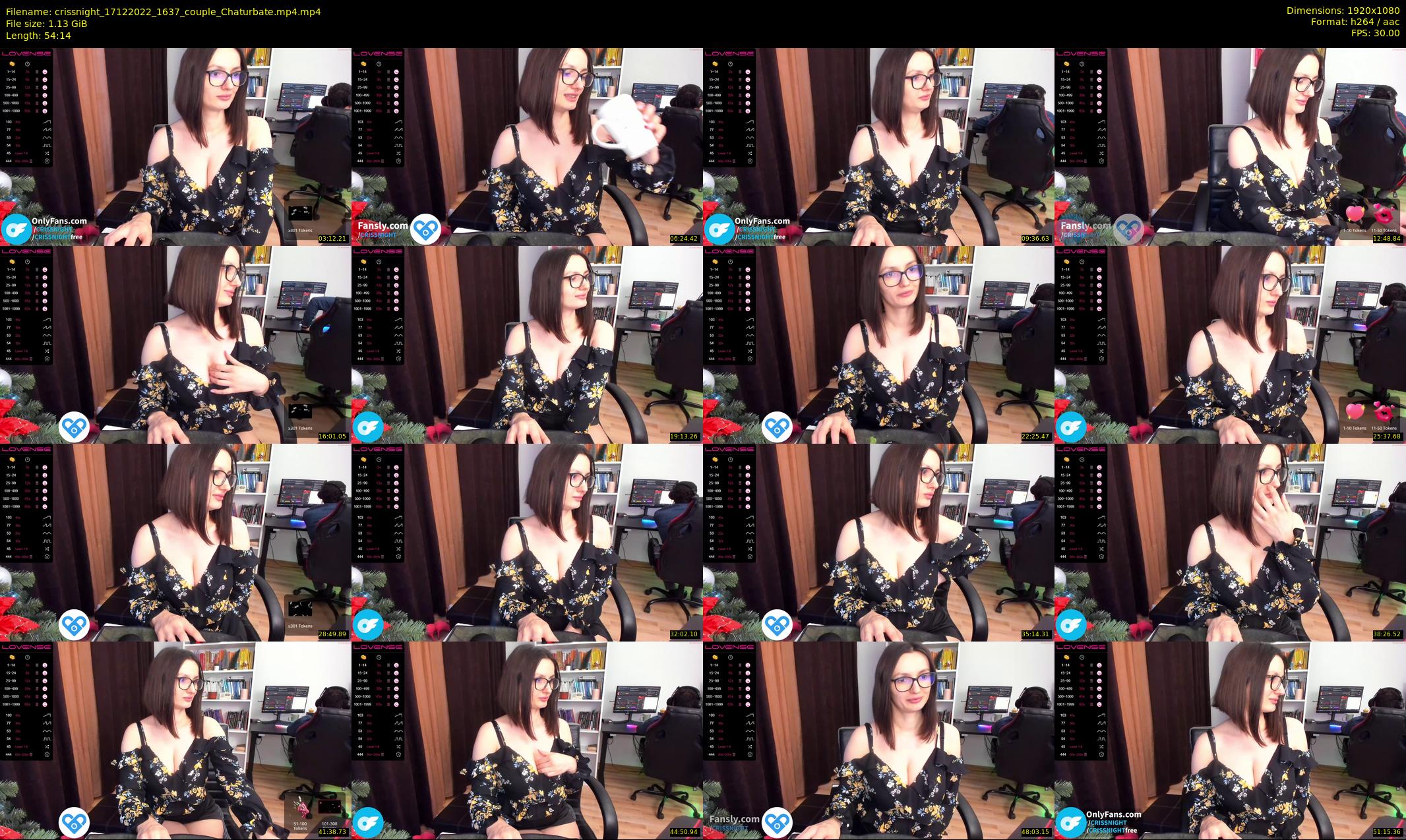 crissnight — 55 minute Chaturbate female cam show recording, 1080p, Dec 17, 2022