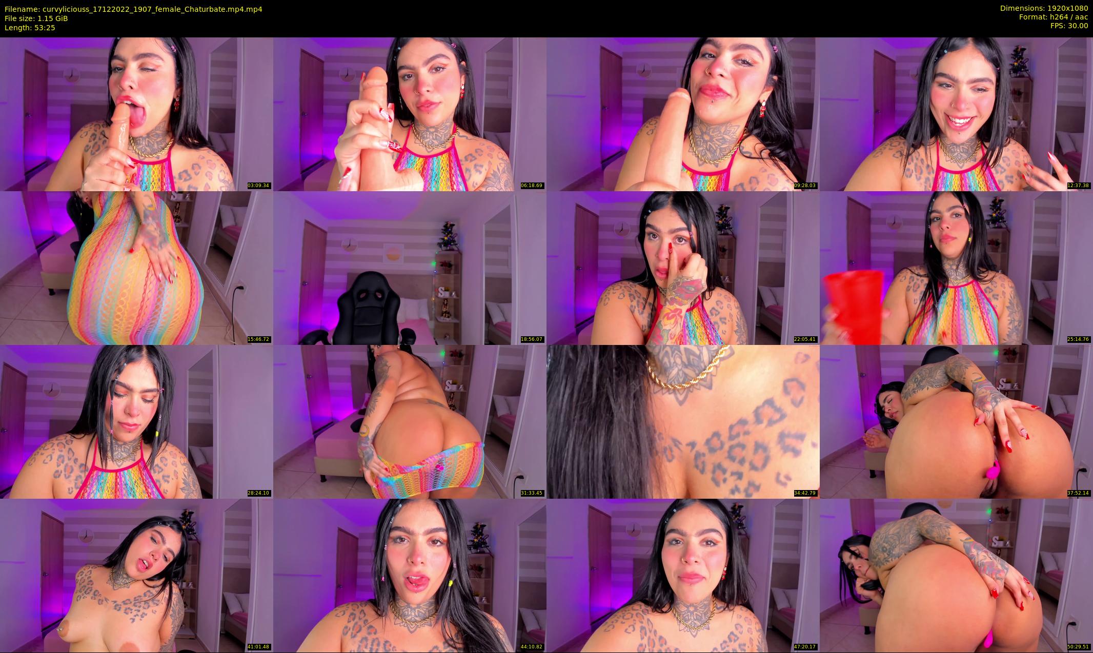 curvyliciouss — 54 minute Chaturbate female cam show recording, 1080p, Dec 17, 2022
