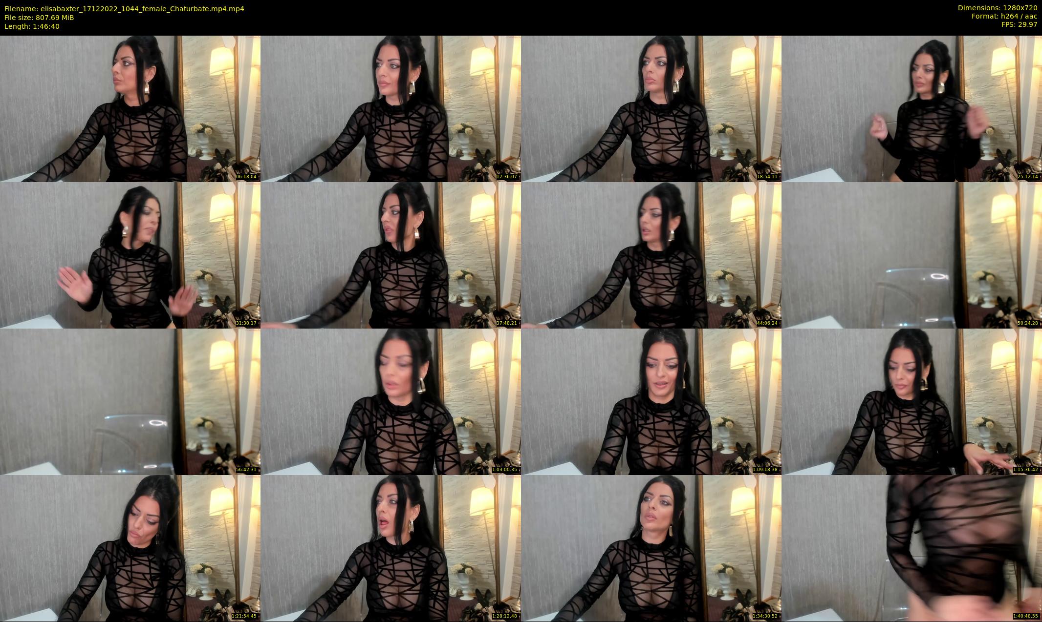 elisabaxter — 107 minute Chaturbate female cam show recording, 720p, Dec 17, 2022
