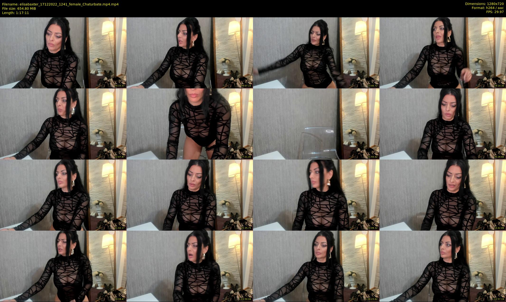 elisabaxter — 78 minute Chaturbate female cam show recording, 720p, Dec 17, 2022
