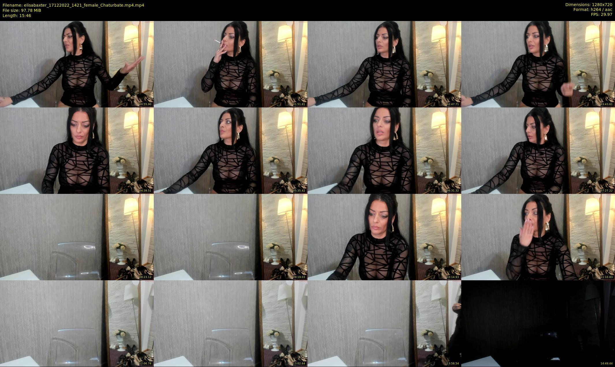 elisabaxter — 16 minute Chaturbate female cam show recording, 720p, Dec 17, 2022