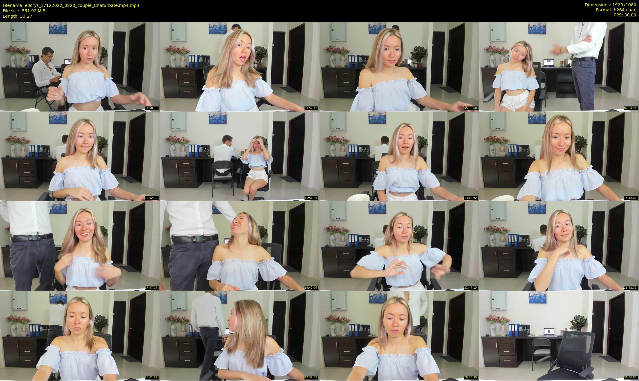 ellcrys — 34 minute Chaturbate couple cam show recording, 1080p, Dec 17, 2022