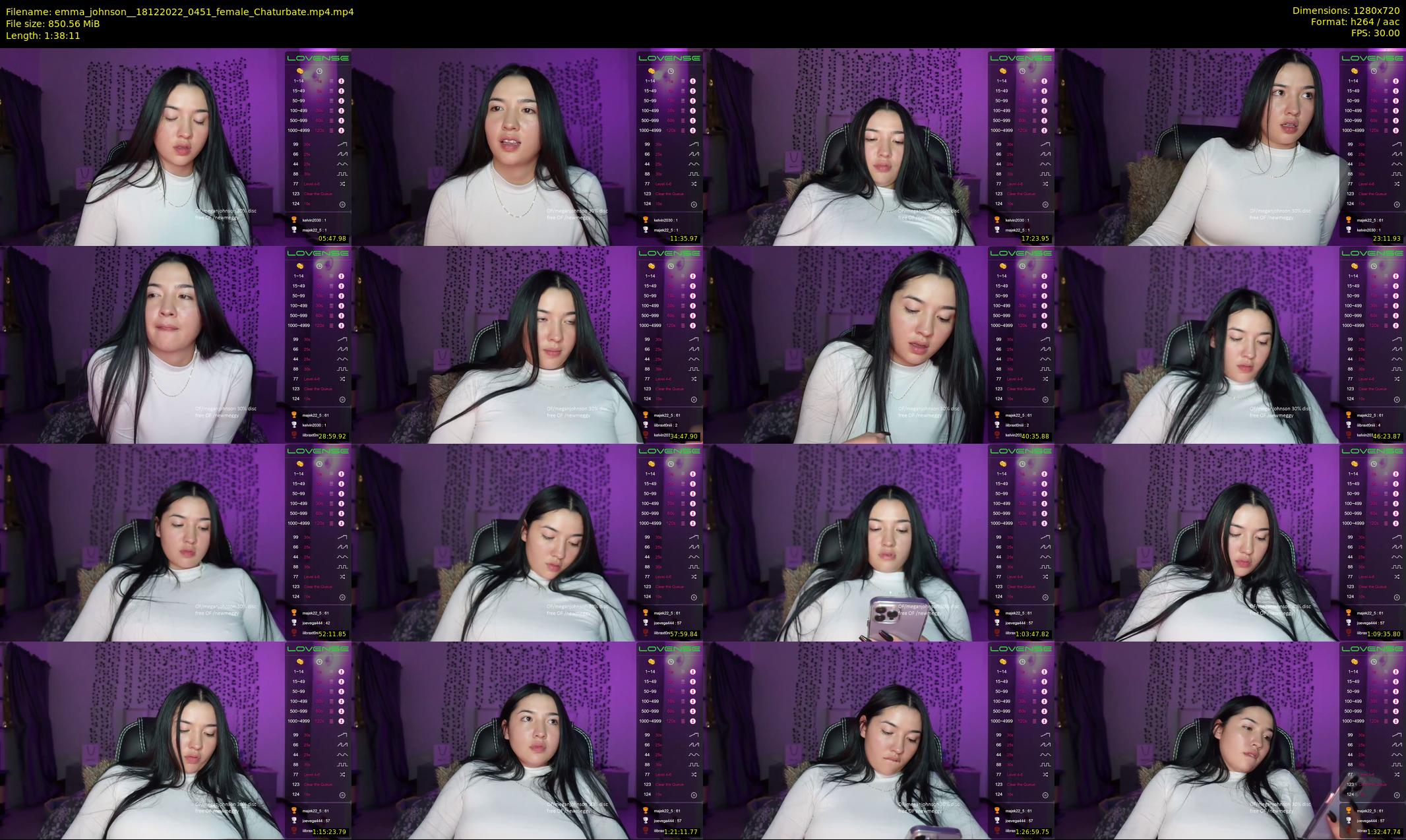 emma_johnson_ — 99 minute Chaturbate female cam show recording, 720p, Dec 18, 2022