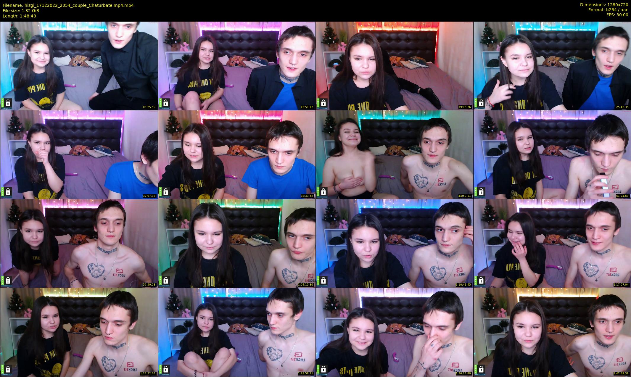 hizgi — 109 minute Chaturbate couple cam show recording, 720p, Dec 17, 2022