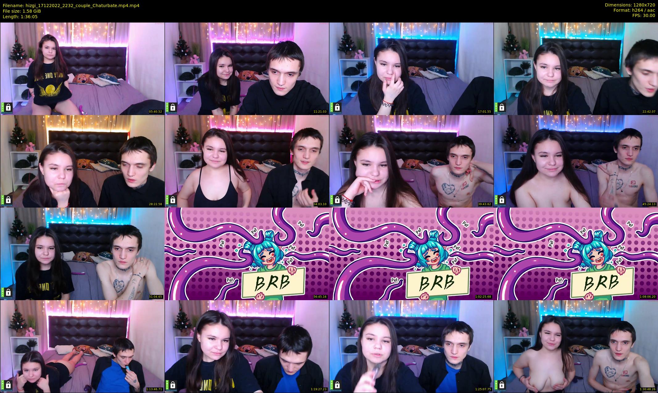 hizgi — 97 minute Chaturbate couple cam show recording, 720p, Dec 17, 2022