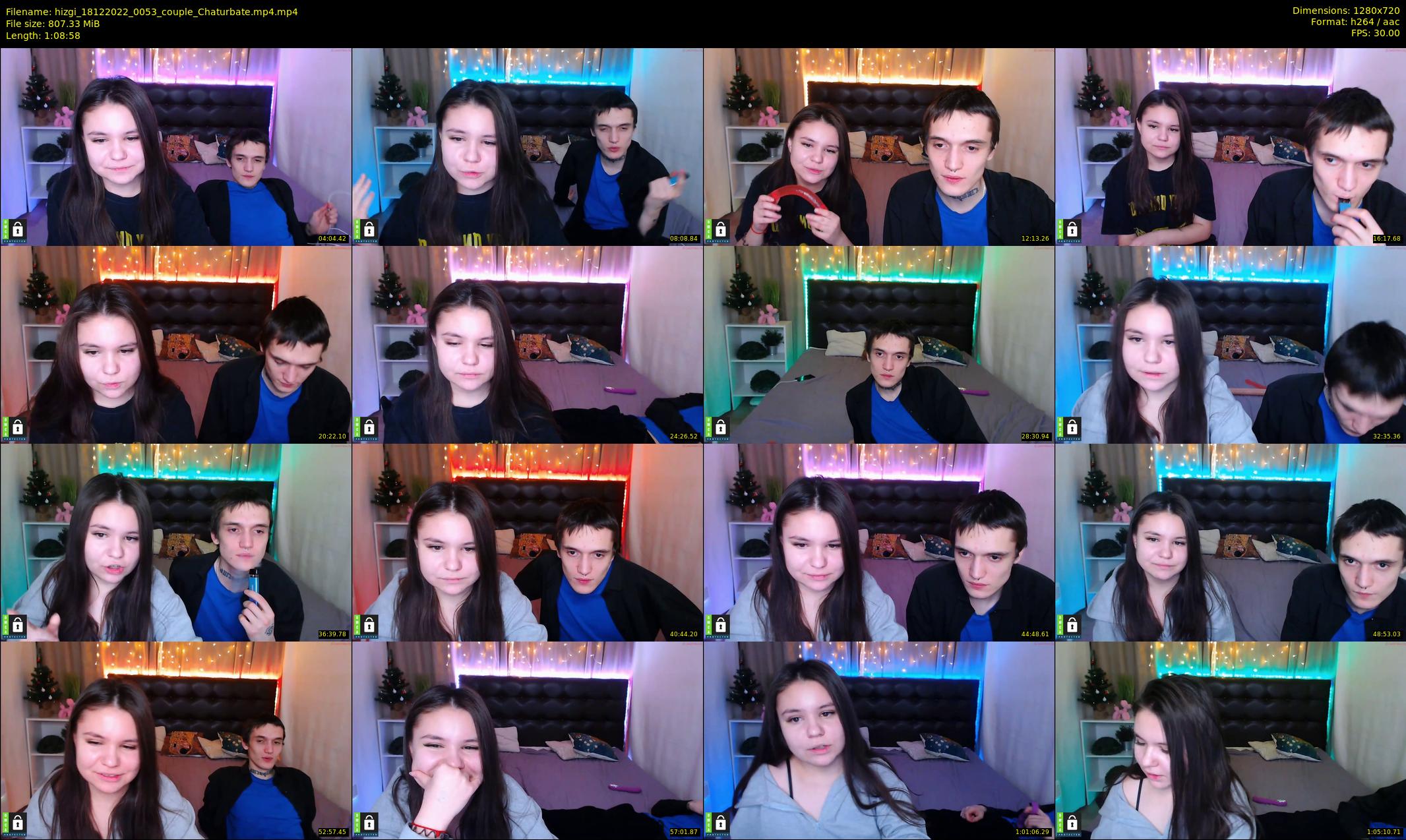 hizgi — 69 minute Chaturbate couple cam show recording, 720p, Dec 18, 2022
