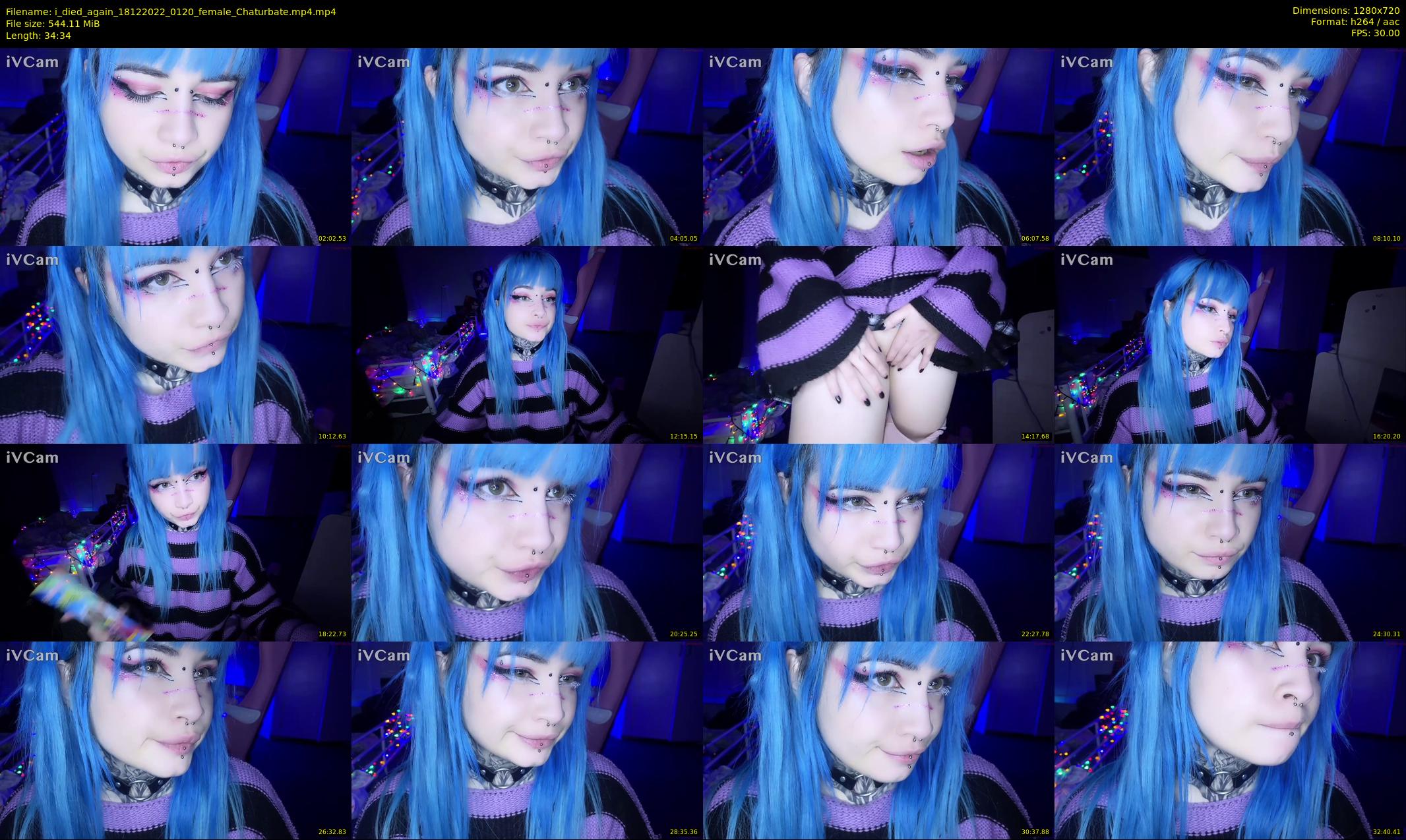 i_died_again — 35 minute Chaturbate female cam show recording, 720p, Dec 18, 2022