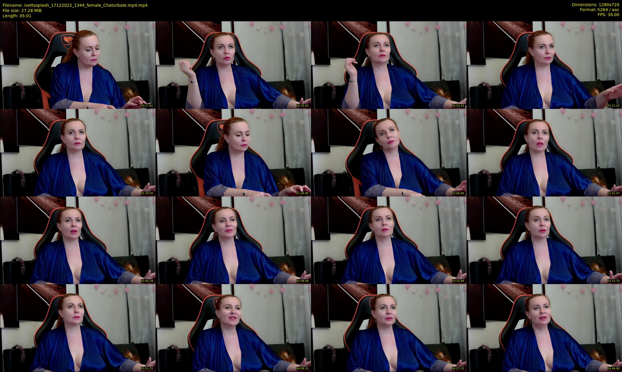 ivettasplash — 6 minute Chaturbate female cam show recording, 720p, Dec 17, 2022