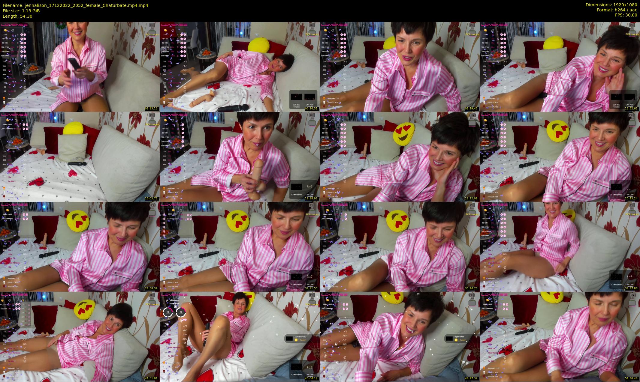 jennalison — 55 minute Chaturbate female cam show recording, 1080p, Dec 17, 2022
