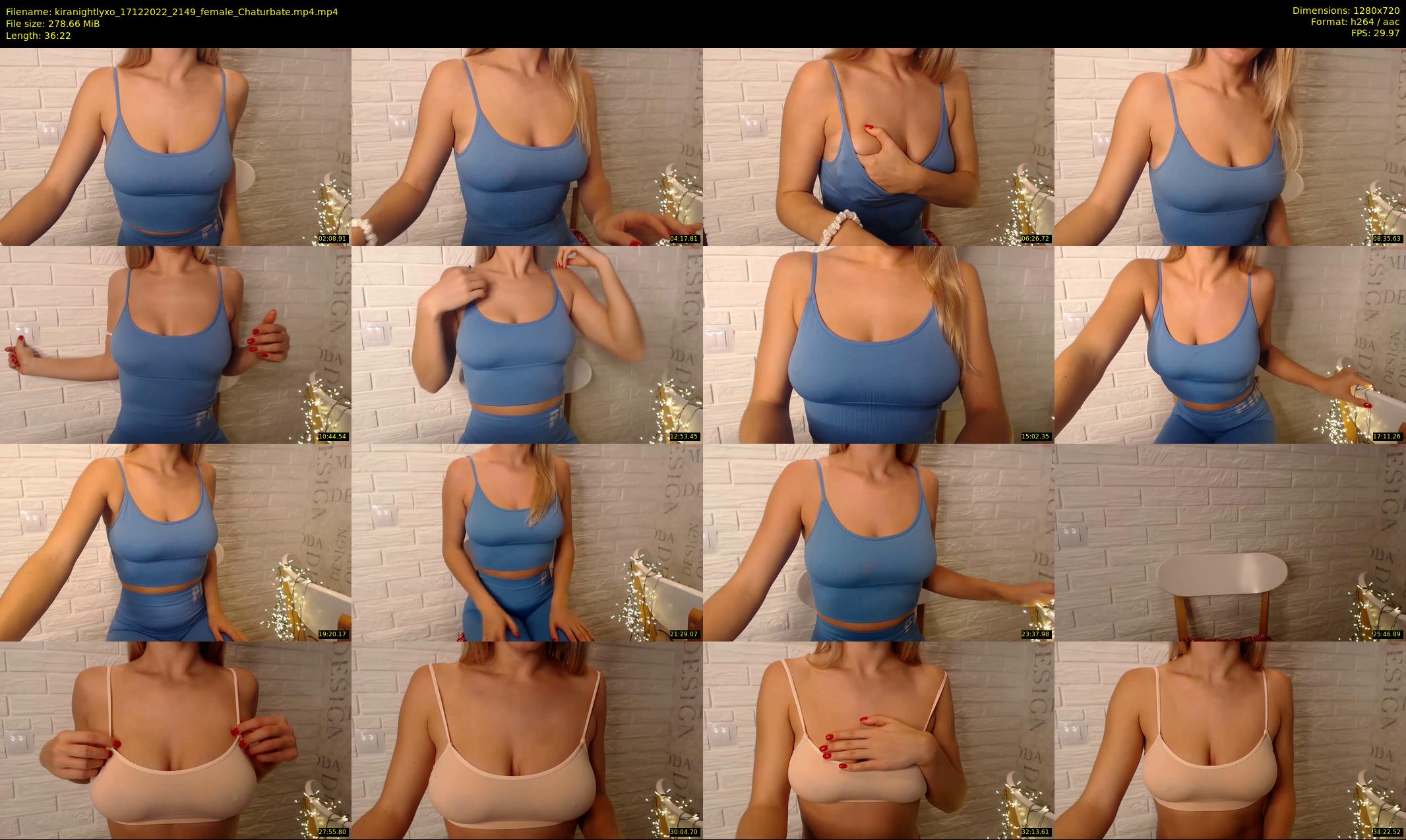 kiranightlyxo — 37 minute Chaturbate female cam show recording, 720p, Dec 17, 2022