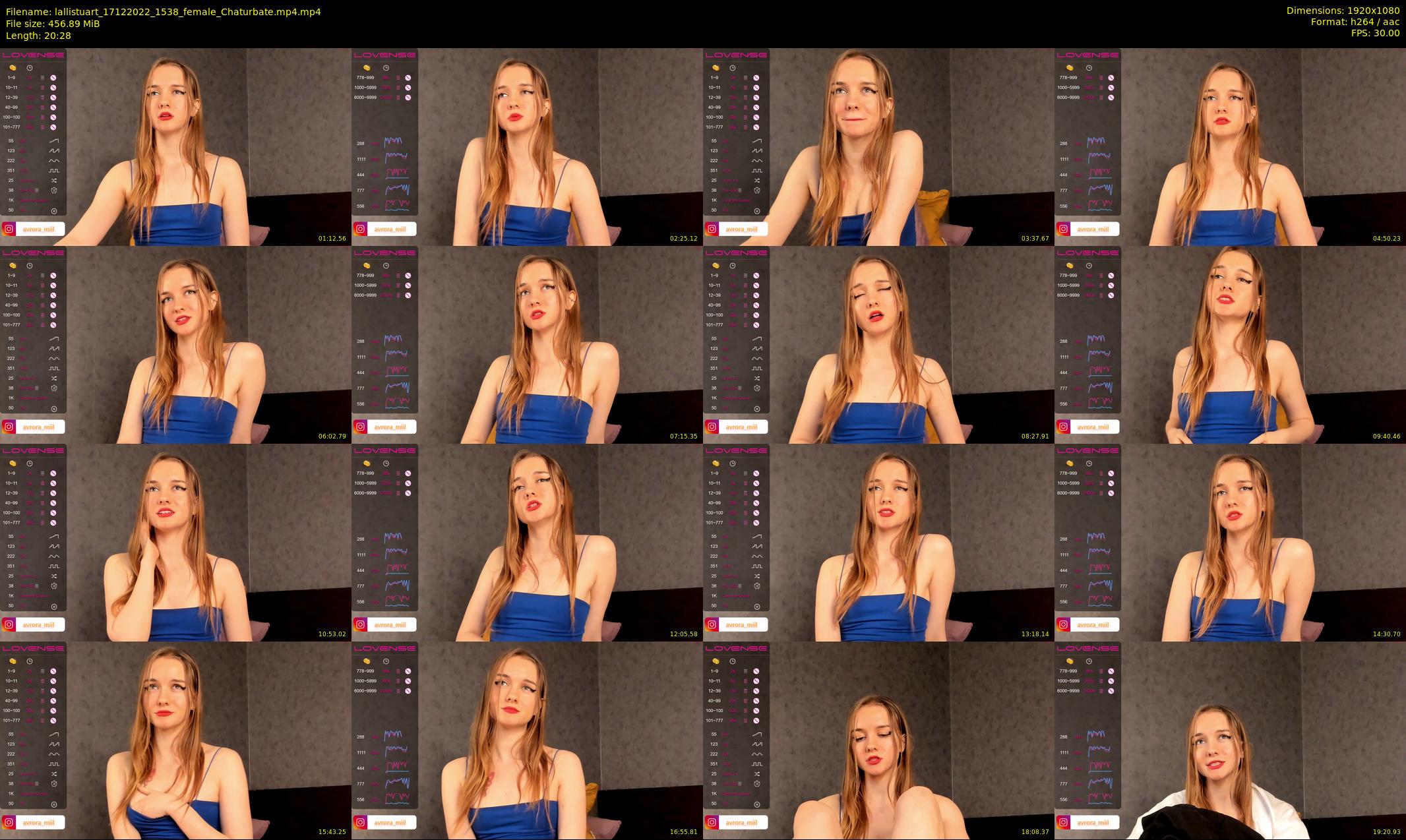 lallistuart — 21 minute Chaturbate female cam show recording, 1080p, Dec 17, 2022