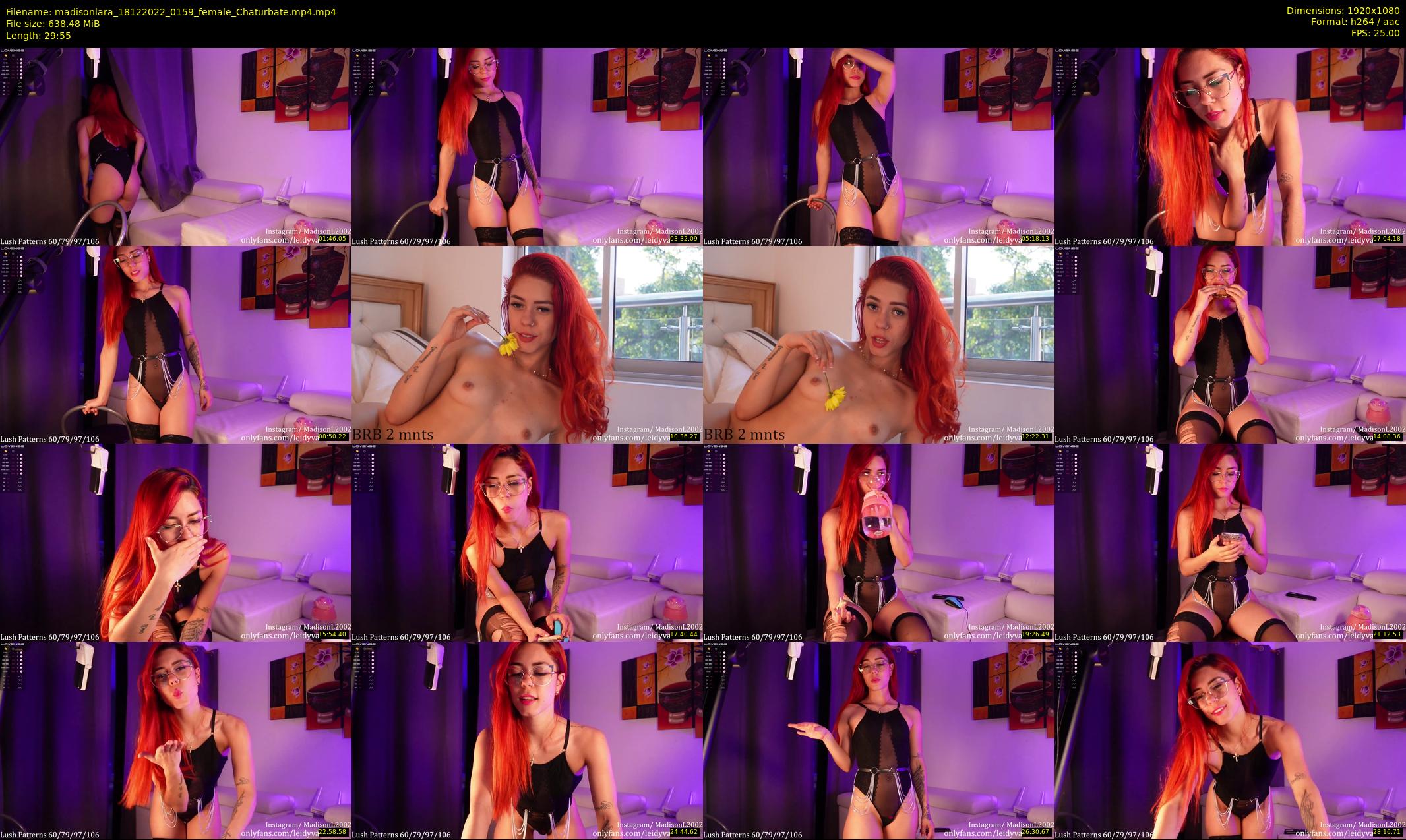 madisonlara — 30 minute Chaturbate female cam show recording, 1080p, Dec 18, 2022