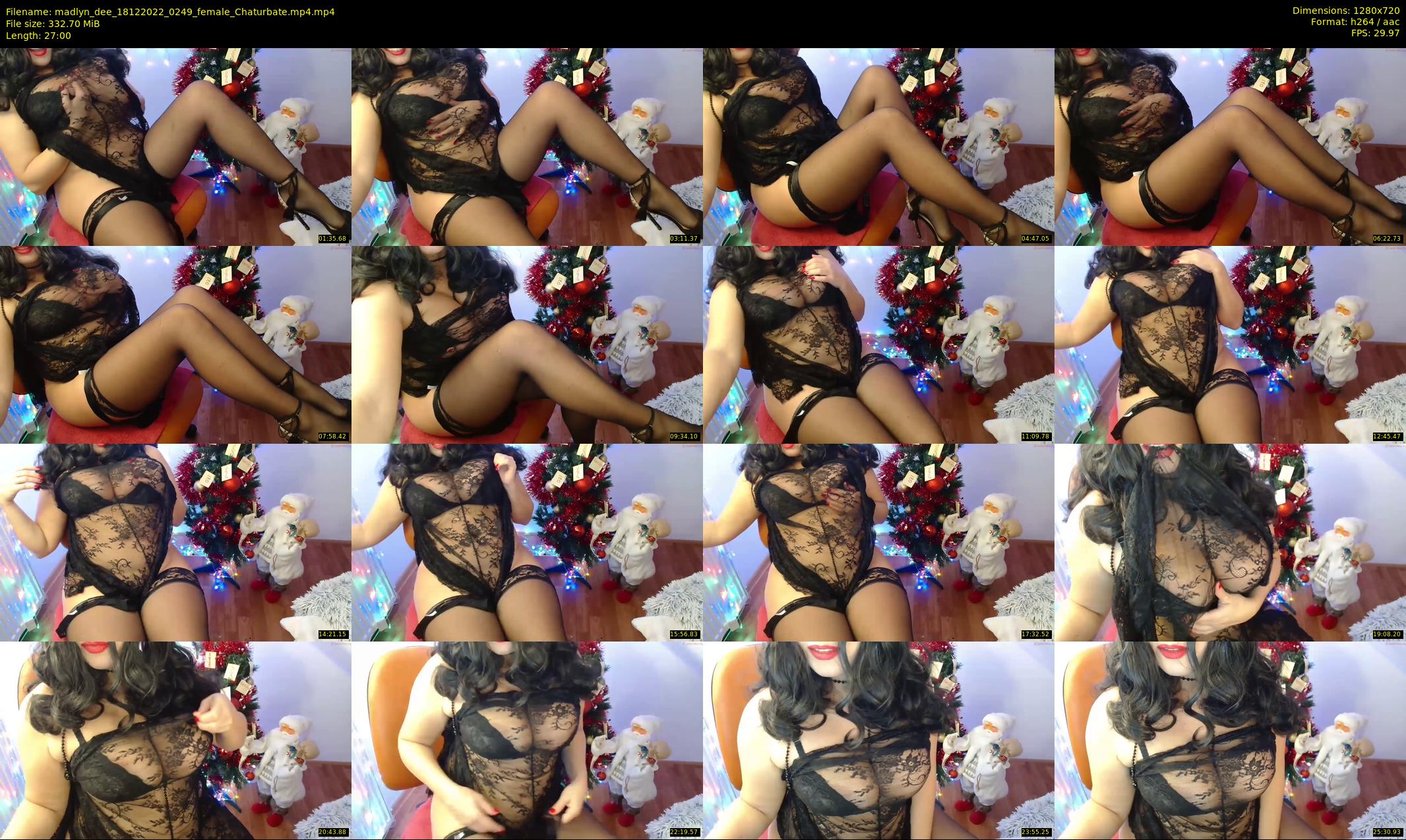 madlyn_dee — 27 minute Chaturbate female cam show recording, 720p, Dec 18, 2022