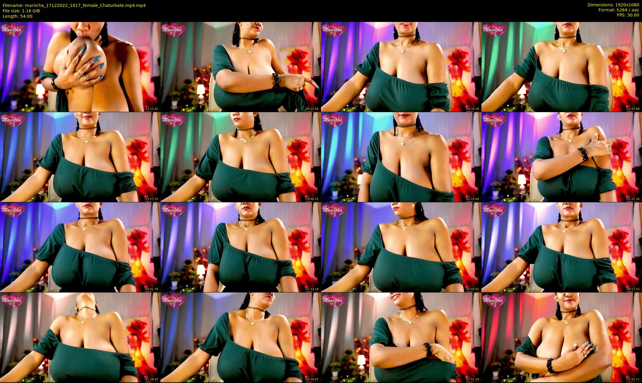 mariicha — 54 minute Chaturbate female cam show recording, 1080p, Dec 17, 2022