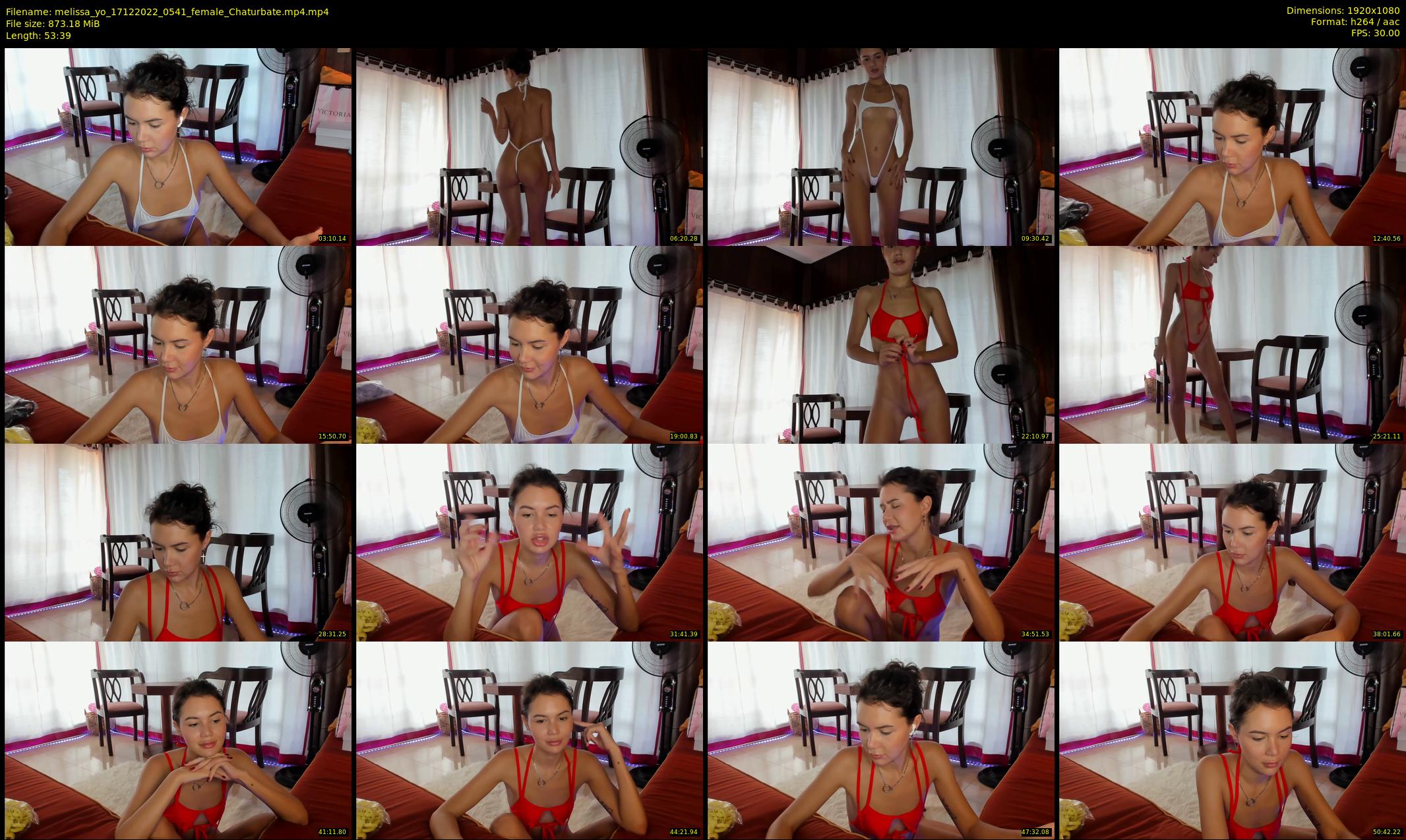 melissa_yo — 54 minute Chaturbate female cam show recording, 1080p, Dec 17, 2022