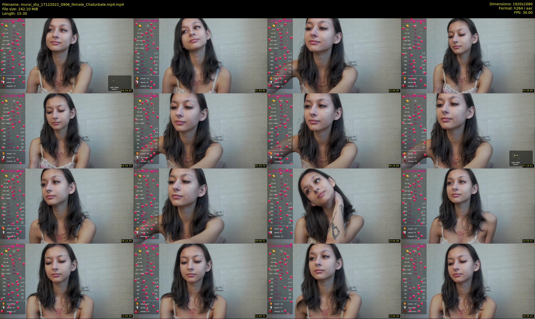 murai_shy — 16 minute Chaturbate female cam show recording, 1080p, Dec 17, 2022