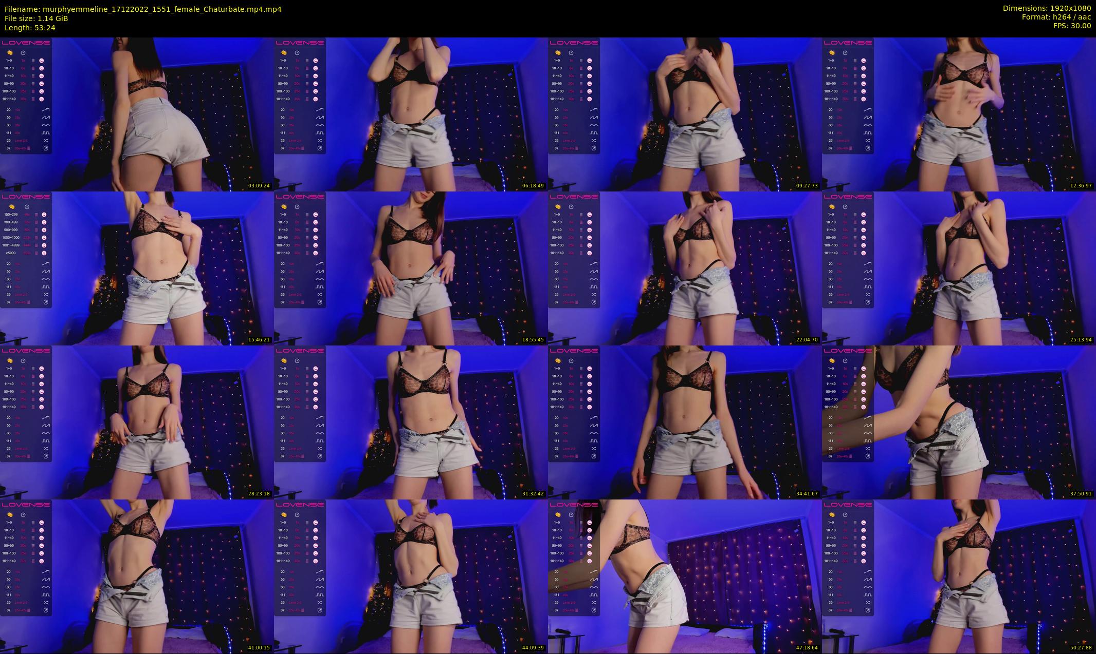 murphyemmeline — 54 minute Chaturbate female cam show recording, 1080p, Dec 17, 2022
