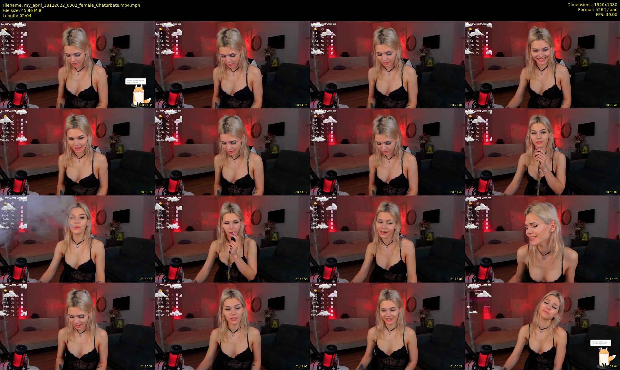my_april — 3 minute Chaturbate female cam show recording, 1080p, Dec 18, 2022