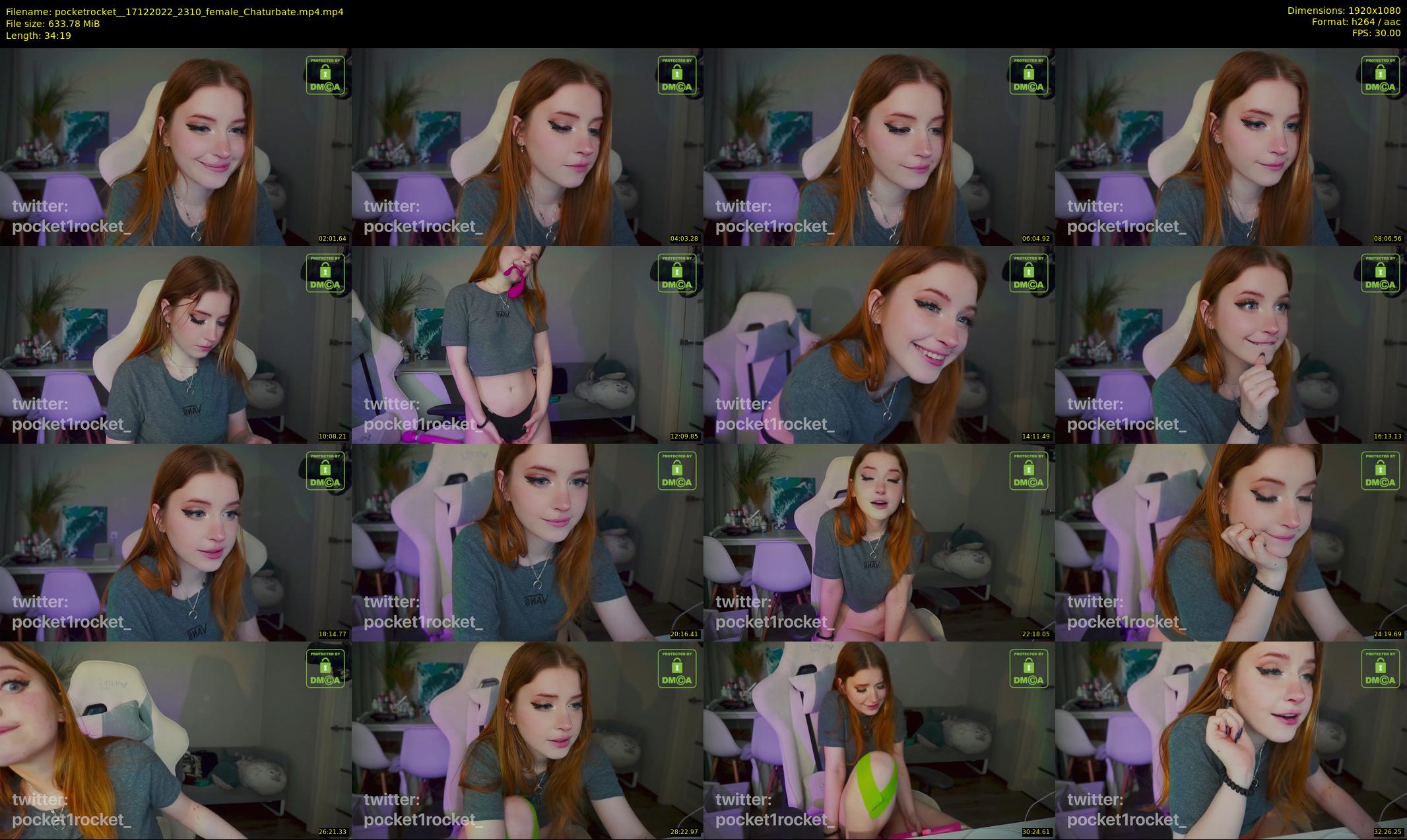 pocketrocket_ — 35 minute Chaturbate female cam show recording, 1080p, Dec 17, 2022