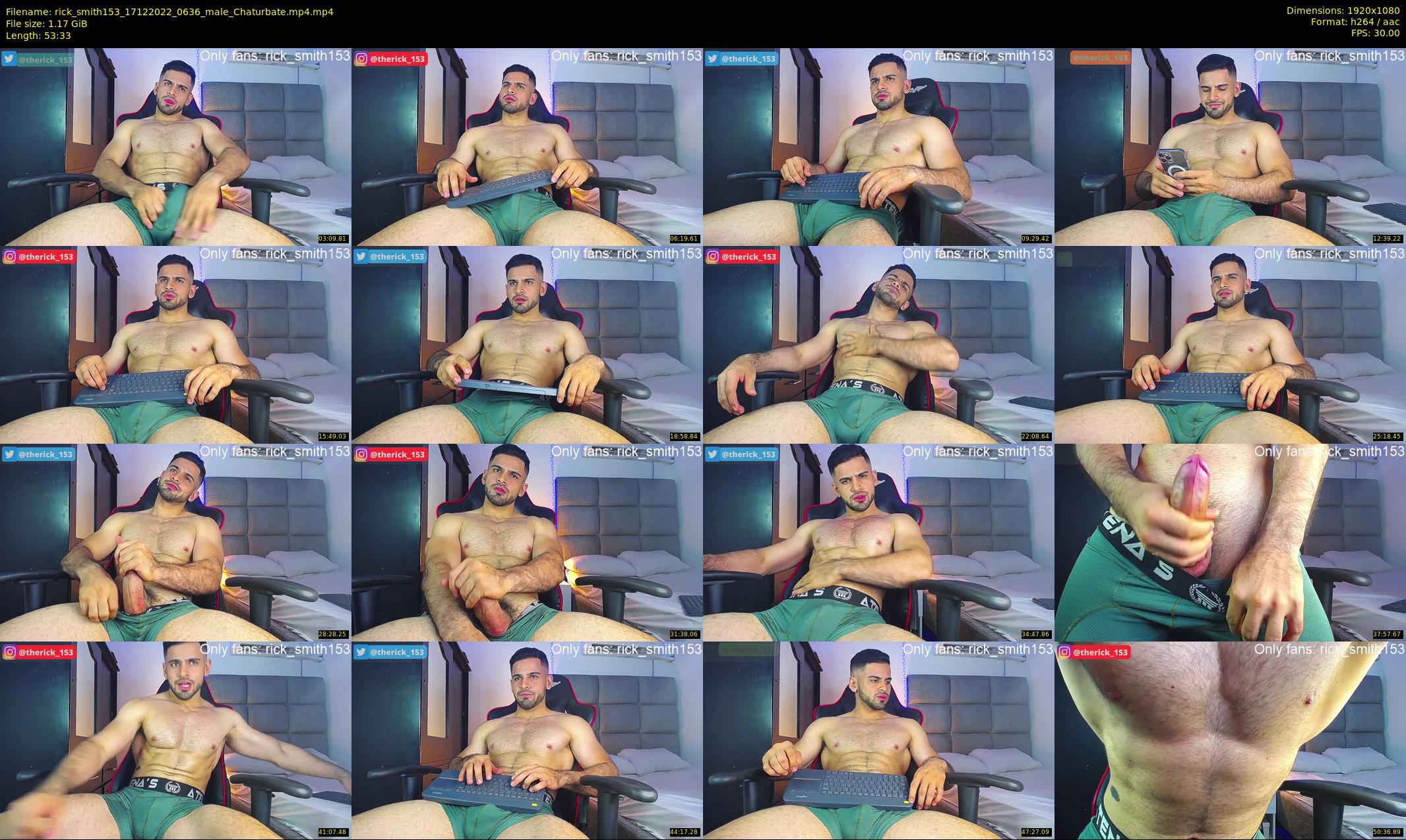 rick_smith153 — 54 minute Chaturbate male cam show recording, 1080p, Dec 17, 2022