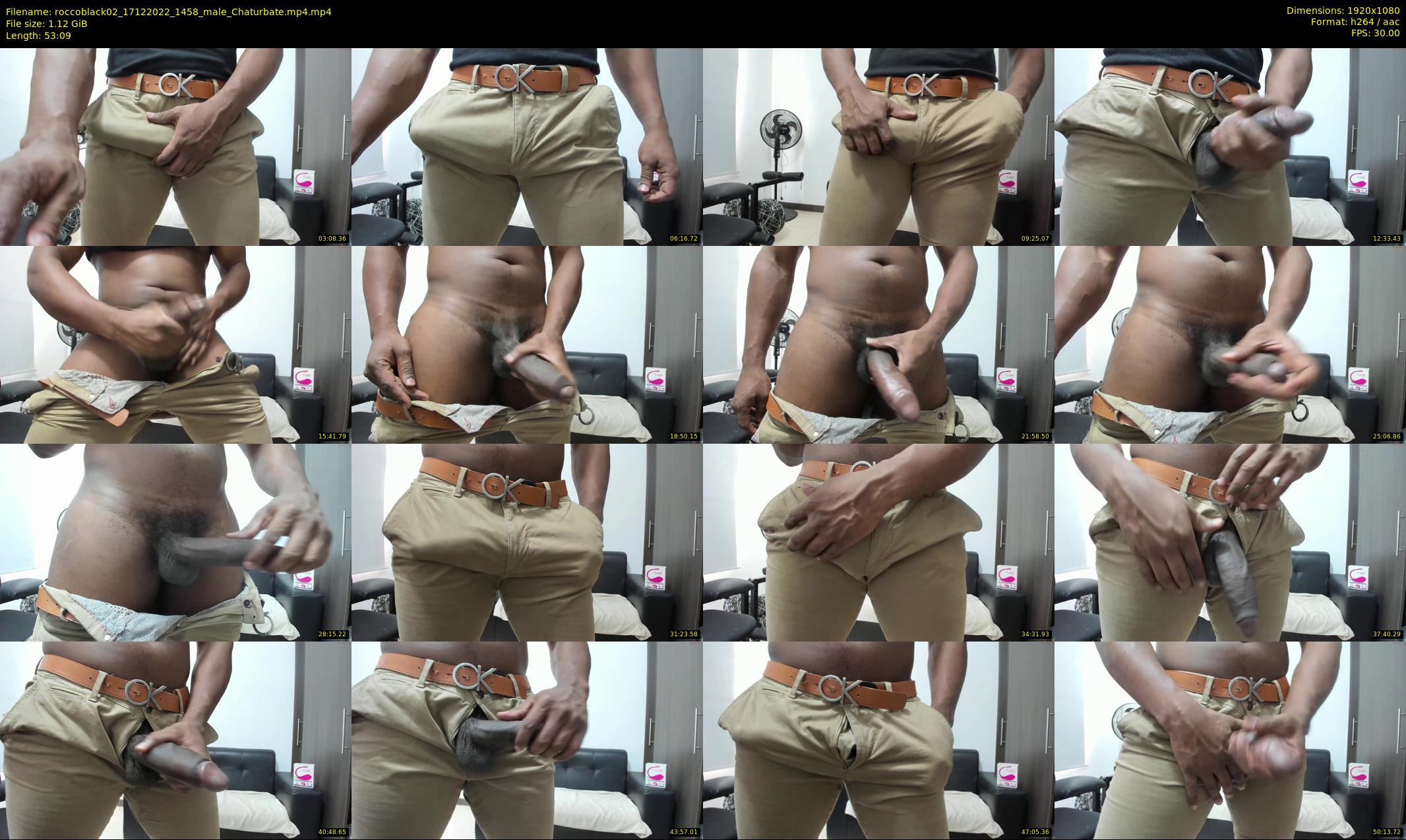 roccoblack02 — 54 minute Chaturbate male cam show recording, 1080p, Dec 17, 2022