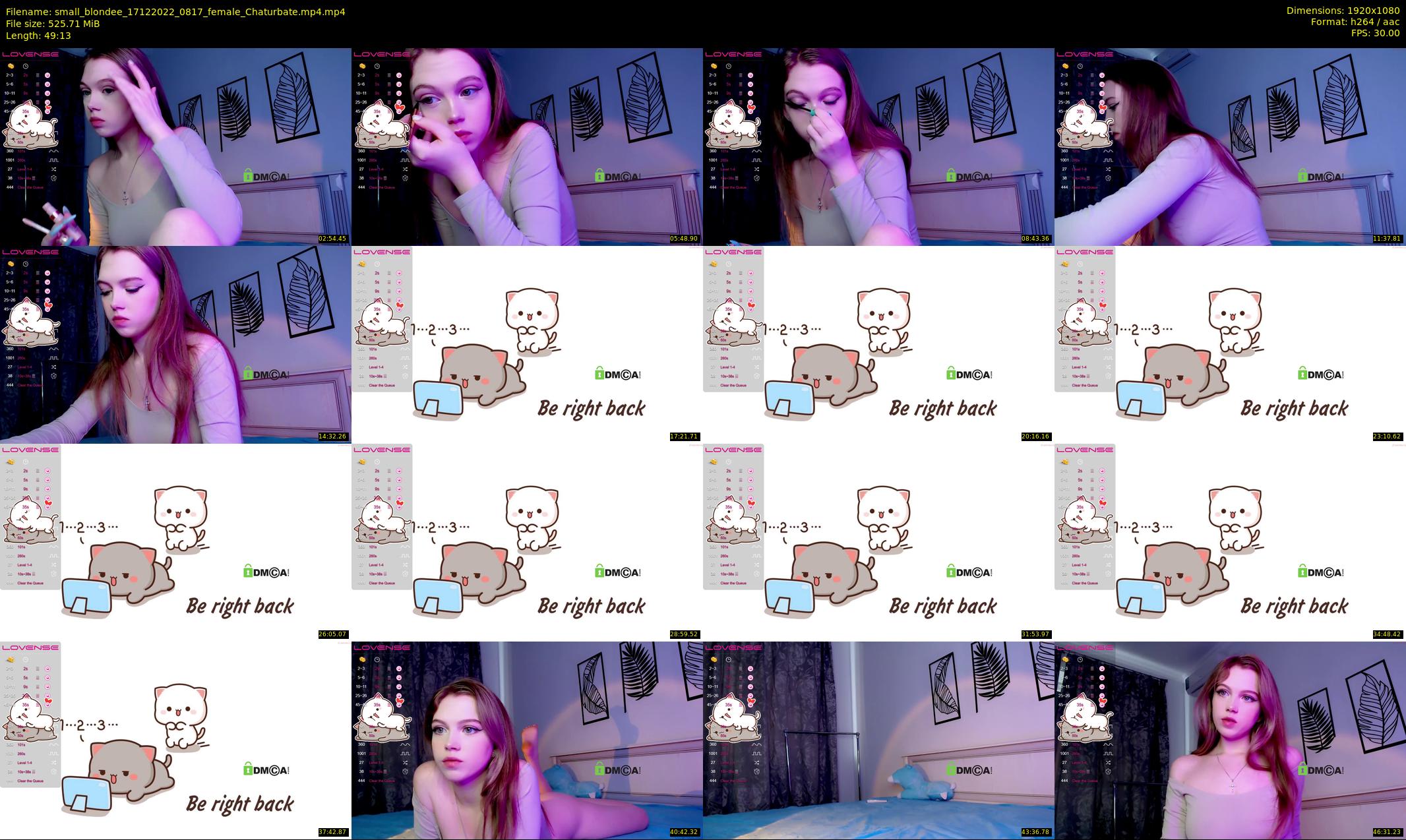 small_blondee — 50 minute Chaturbate female cam show recording, 1080p, Dec 17, 2022