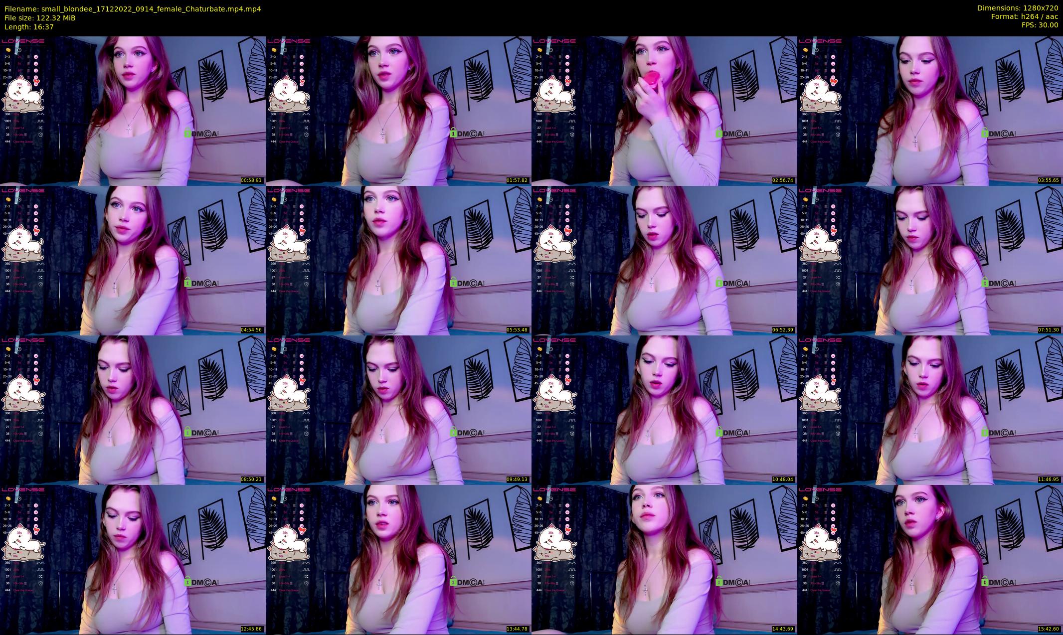 small_blondee — 17 minute Chaturbate female cam show recording, 720p, Dec 17, 2022