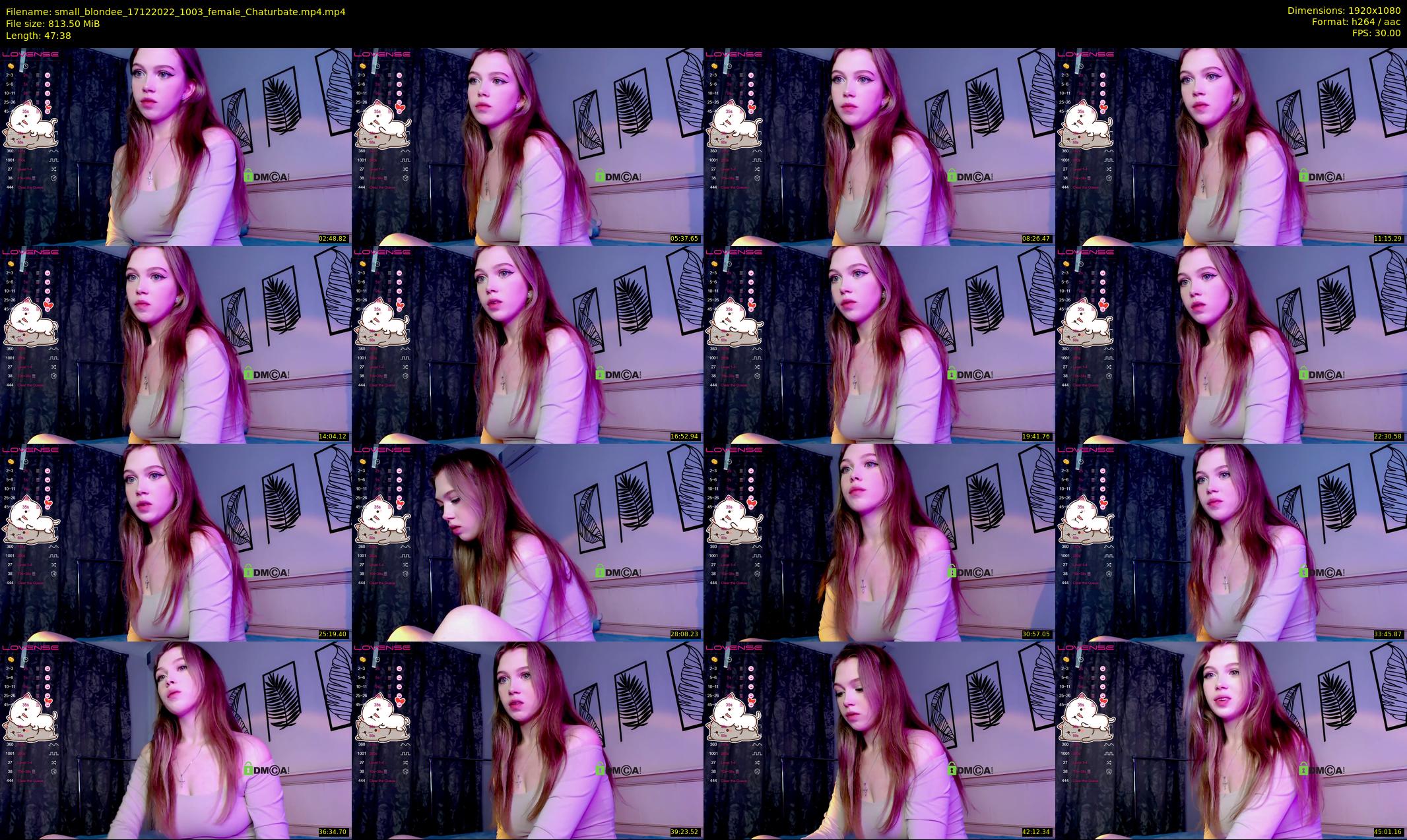 small_blondee — 48 minute Chaturbate female cam show recording, 1080p, Dec 17, 2022
