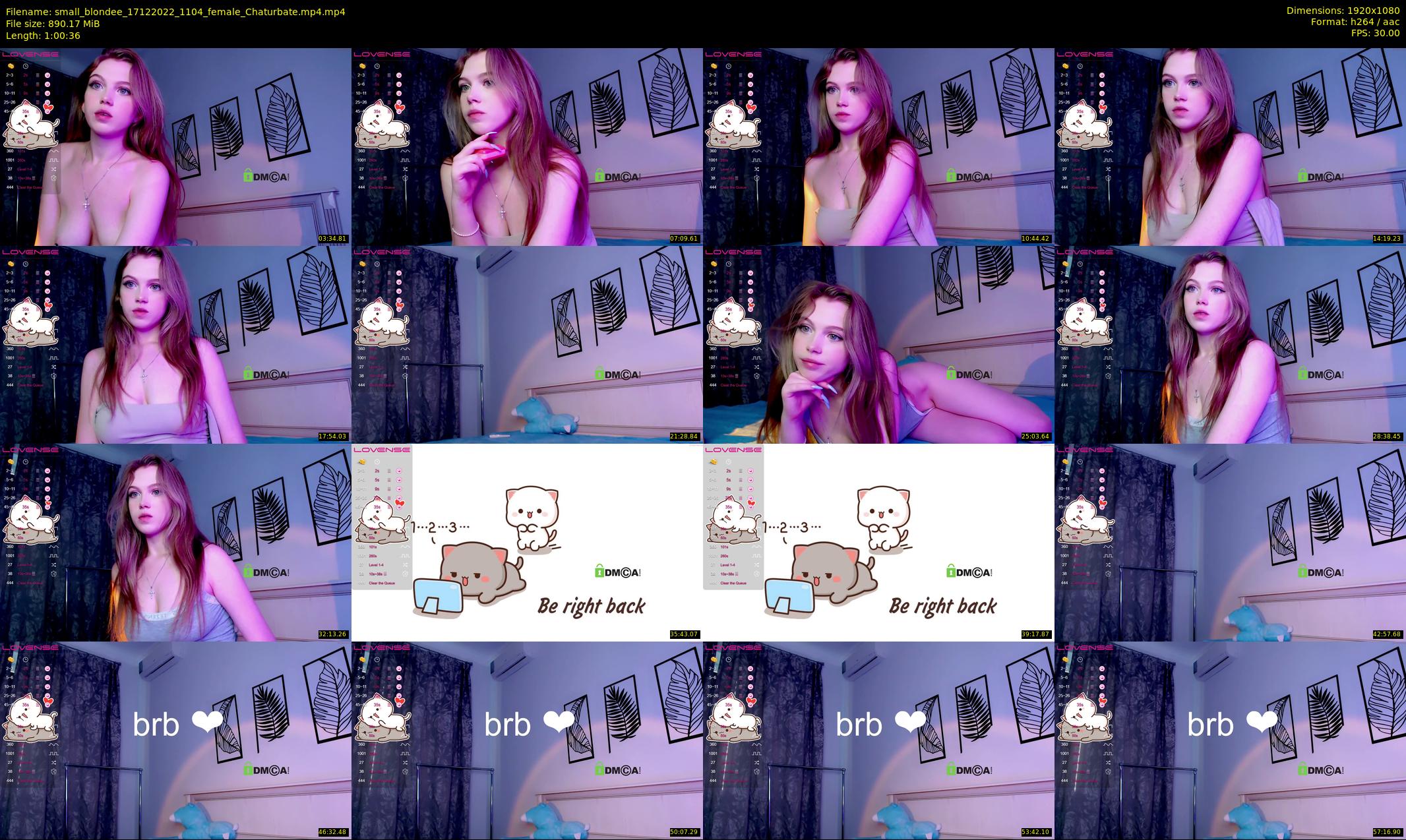 small_blondee — 61 minute Chaturbate female cam show recording, 1080p, Dec 17, 2022