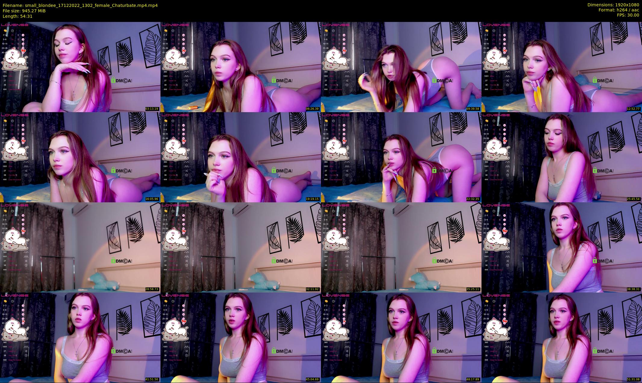 small_blondee — 55 minute Chaturbate female cam show recording, 1080p, Dec 17, 2022