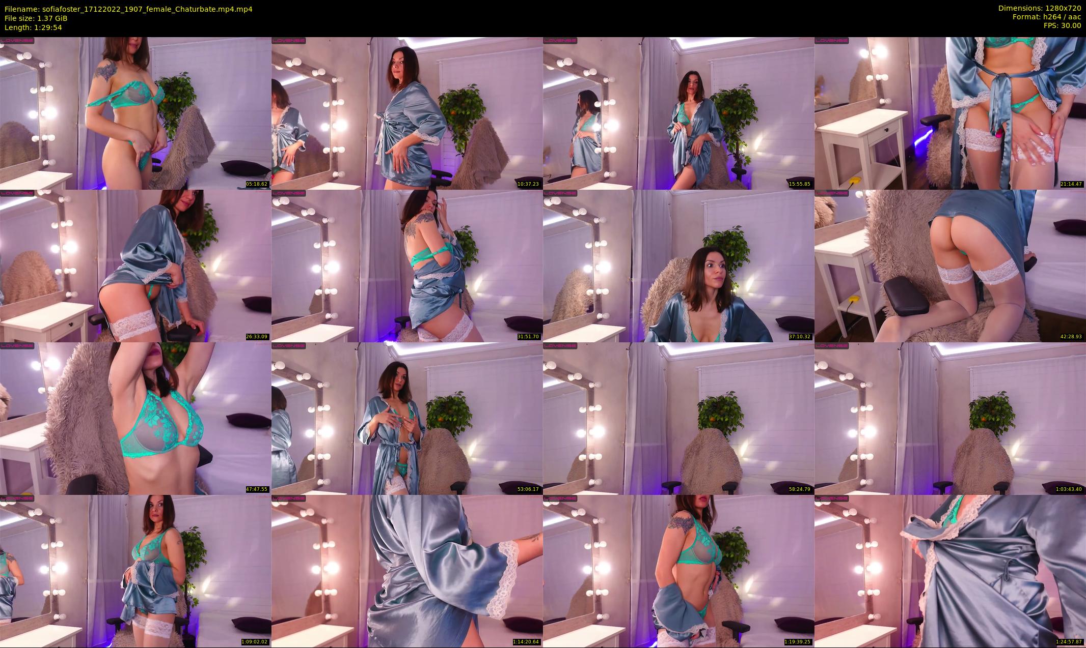 sofiafoster — 90 minute Chaturbate female cam show recording, 720p, Dec 17, 2022