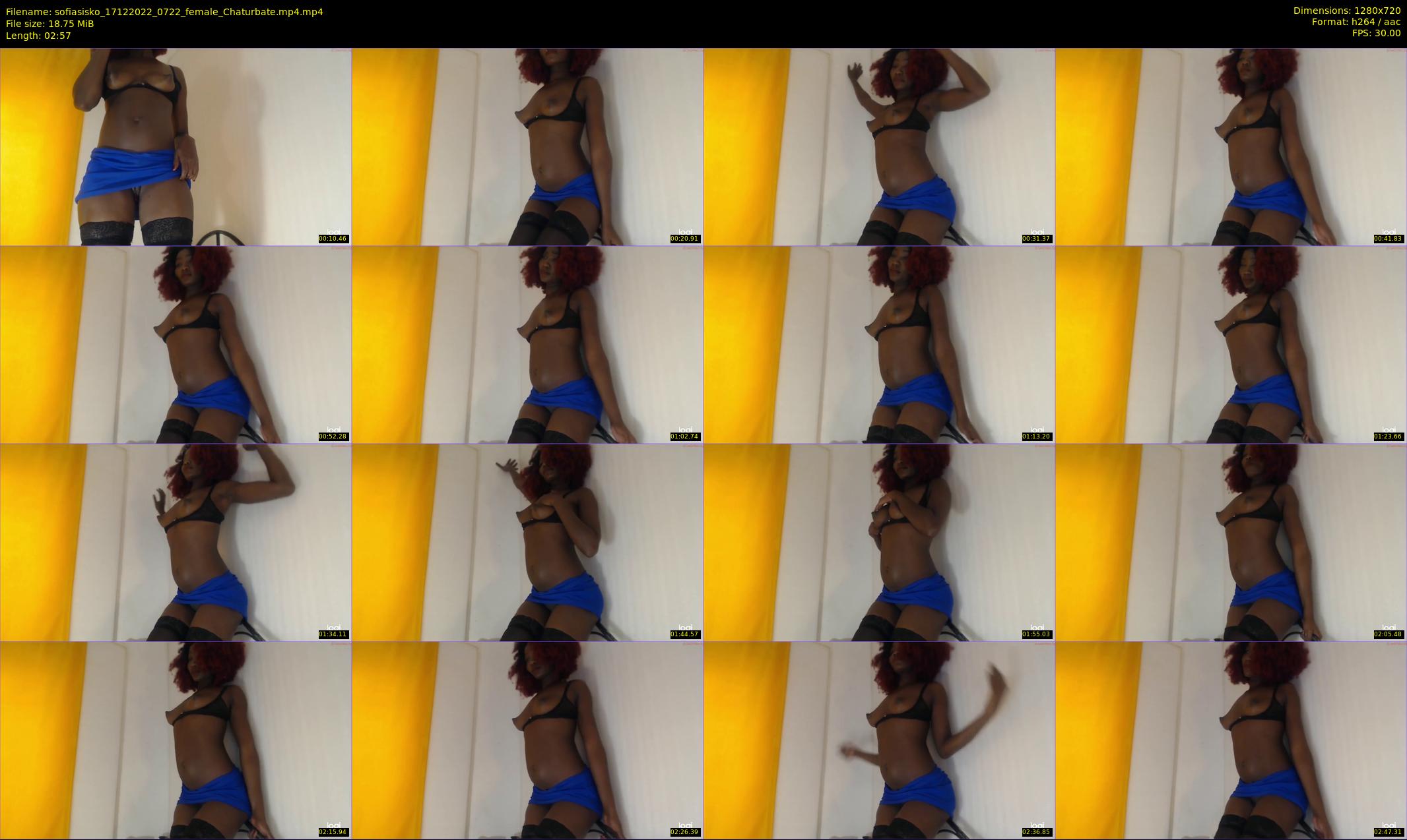 sofiasisko — 3 minute Chaturbate female cam show recording, 720p, Dec 17, 2022