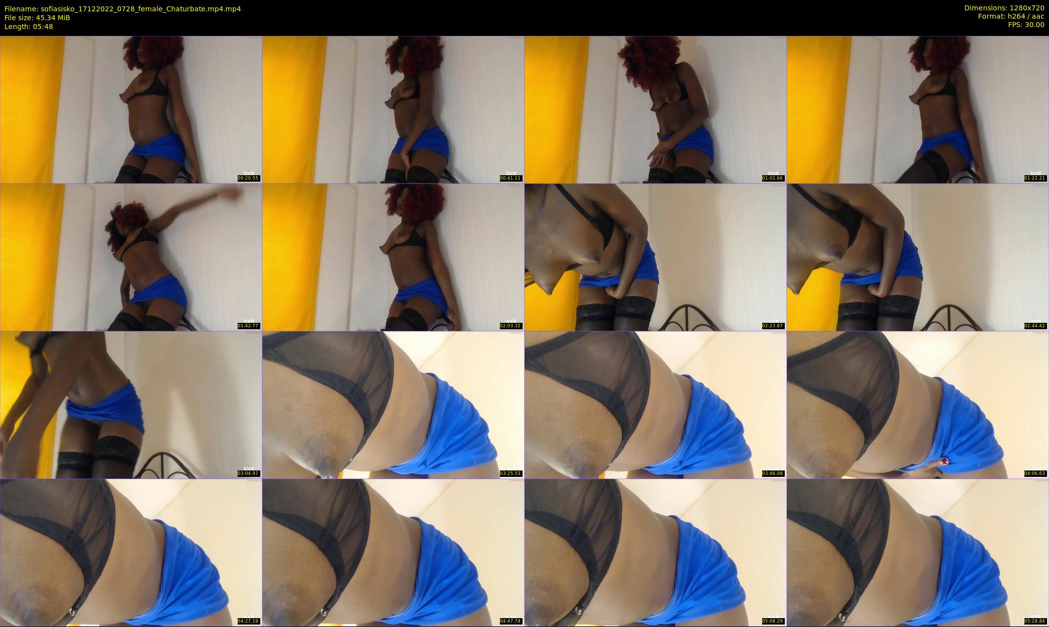 sofiasisko — 6 minute Chaturbate female cam show recording, 720p, Dec 17, 2022