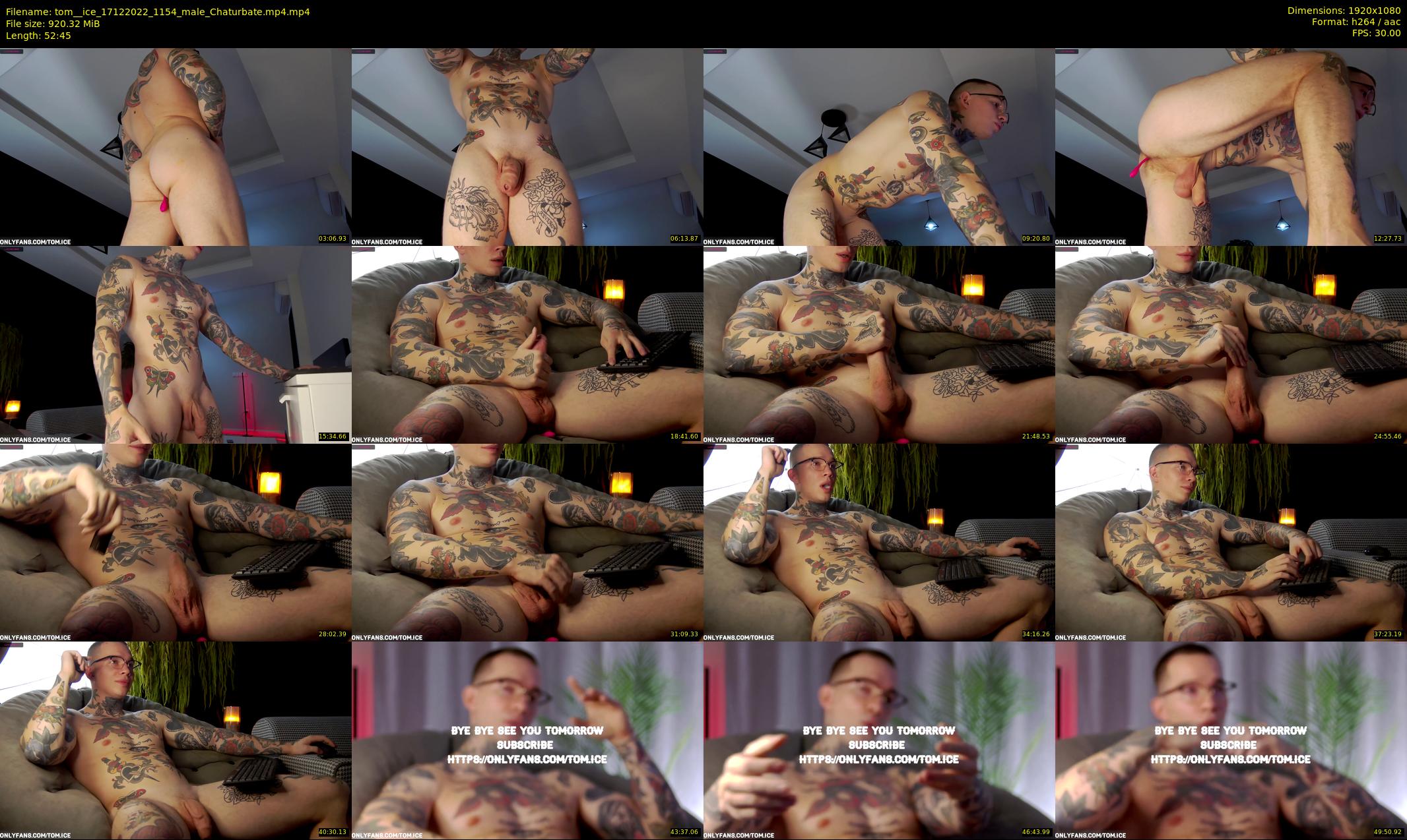 tom__ice — 53 minute Chaturbate male cam show recording, 1080p, Dec 17, 2022